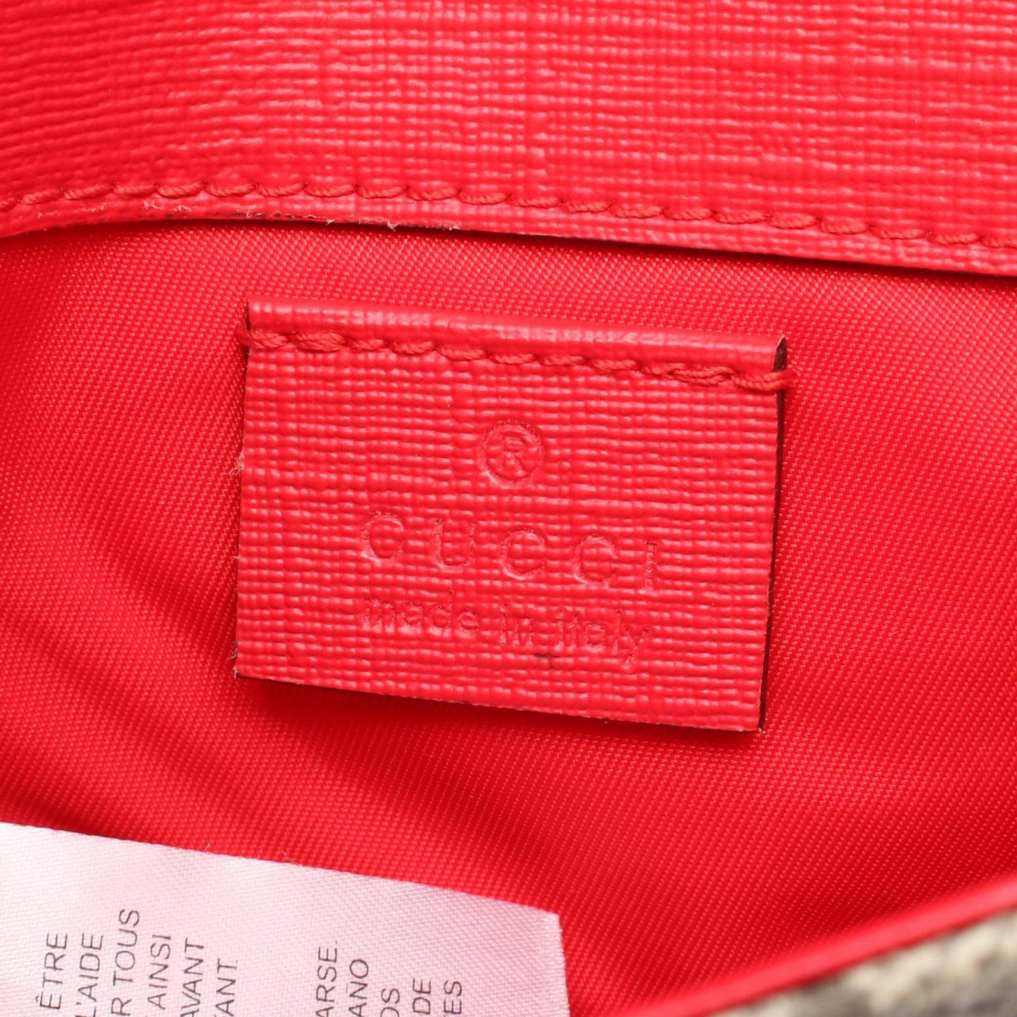 Gucci Supreme Rainbow Butterfly Coated Waist Bag Canvas Travel Bag