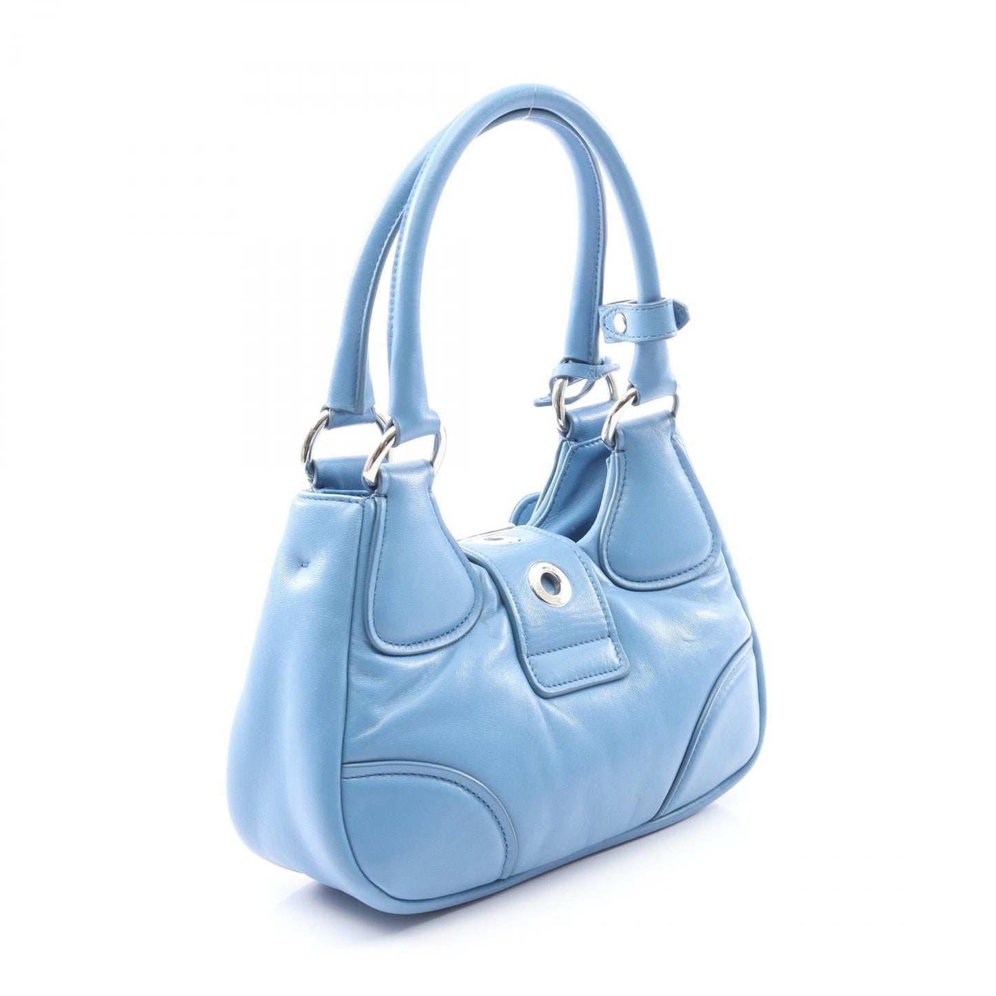 Prada Moon Handbag Leather Travel Bag Moon Leather Handbag