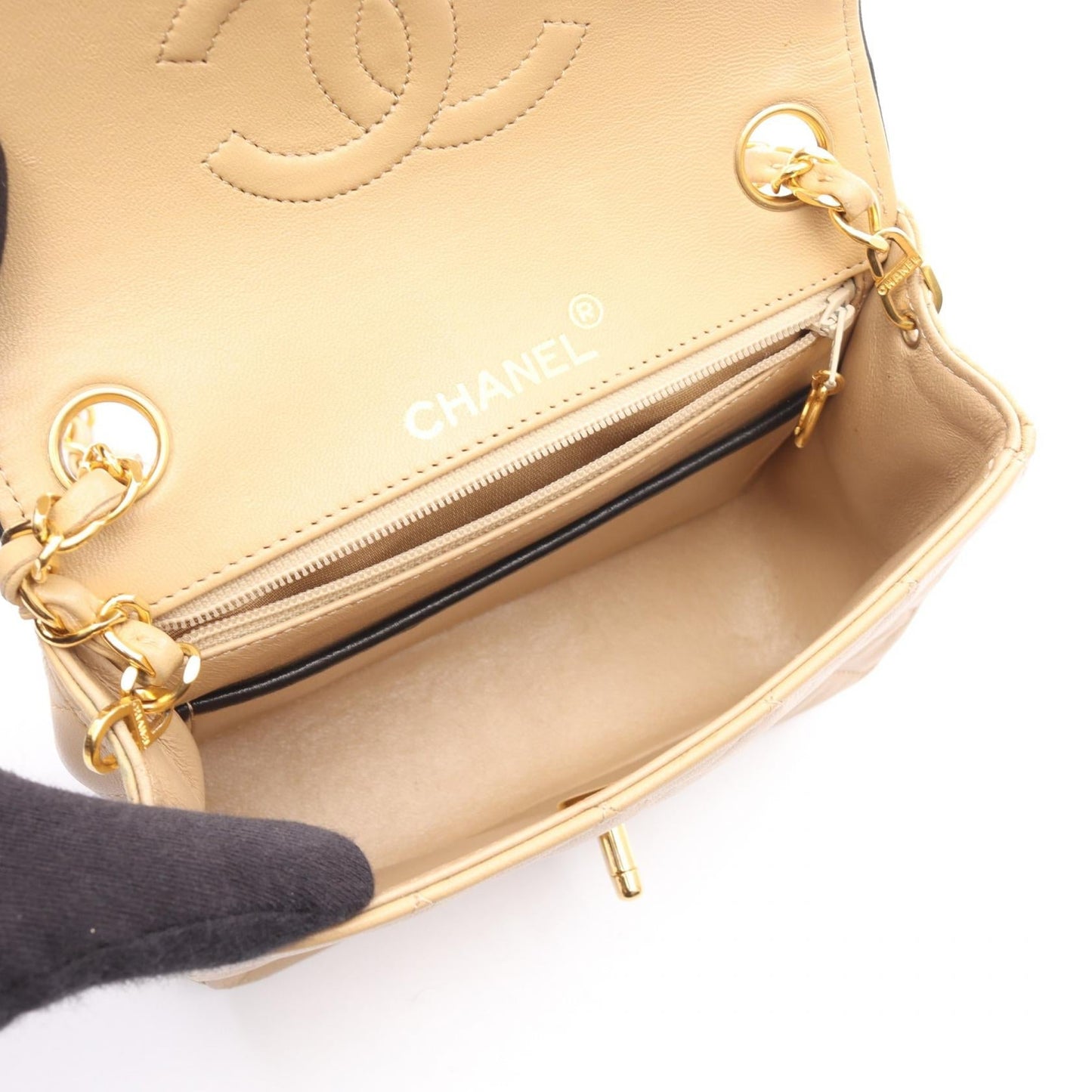 Chanel Mini Matelasse Lambskin Shoulder Bag