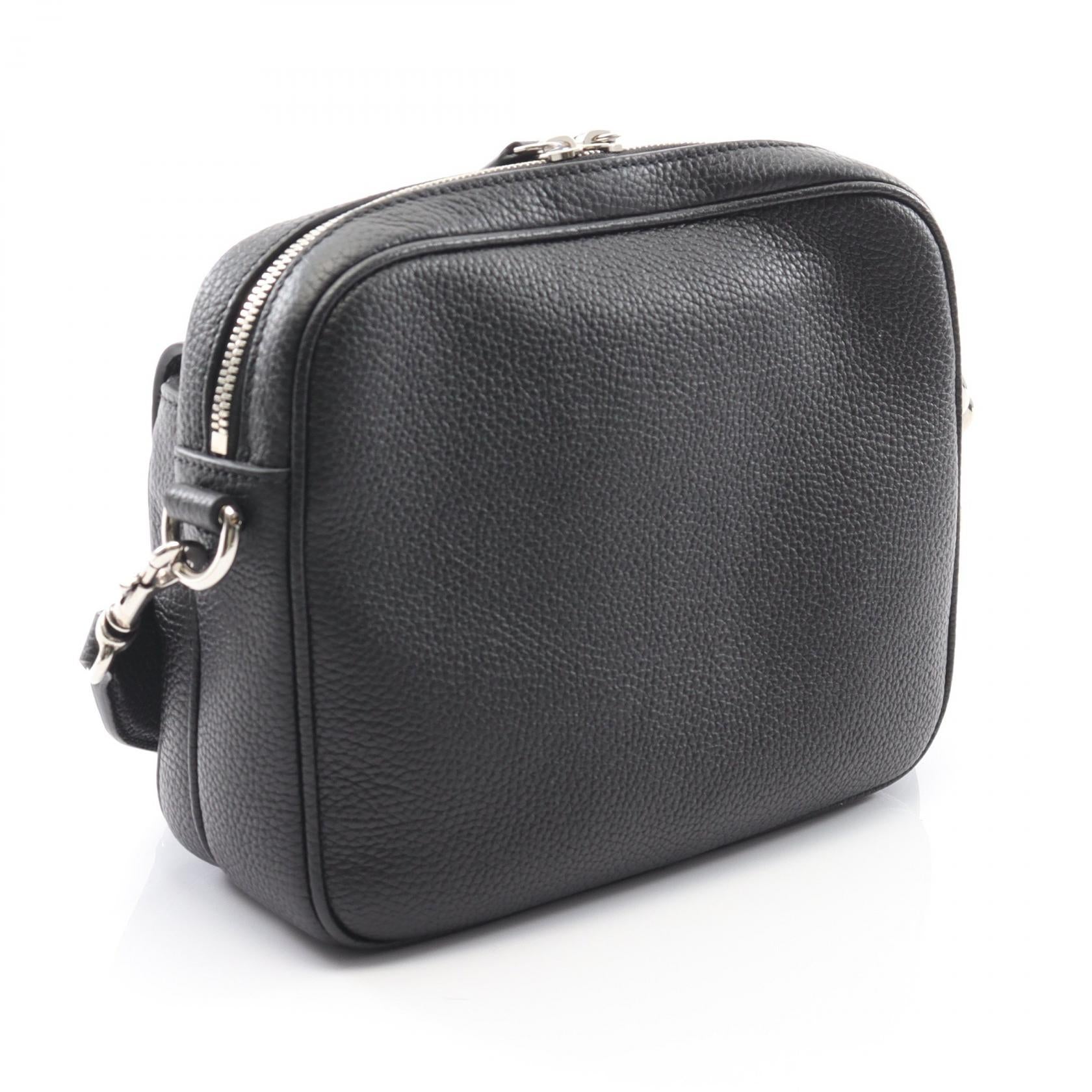 Gucci Web Stripe Shoulder Bag Leather