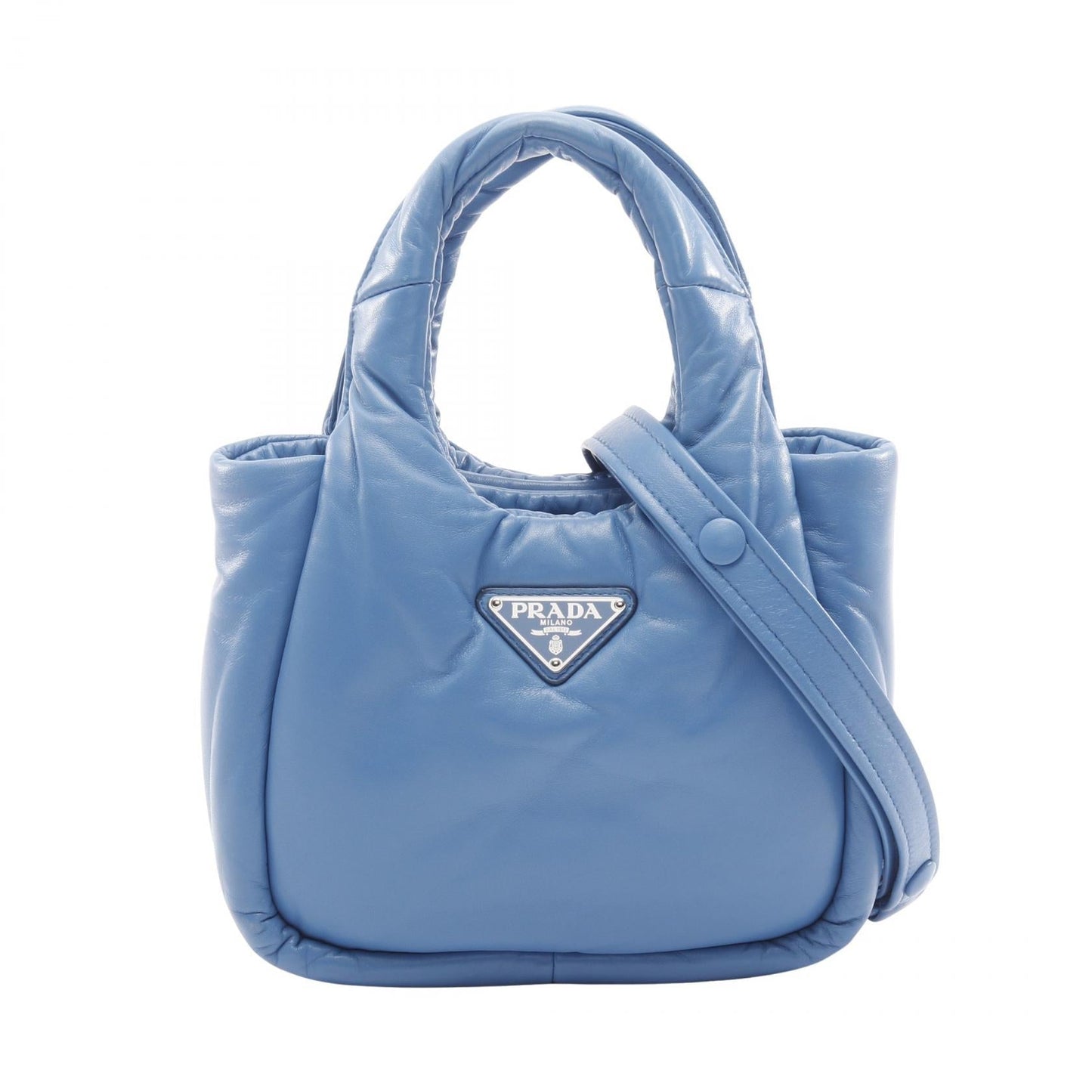 Prada Padded Handbag Leather Travel Bag