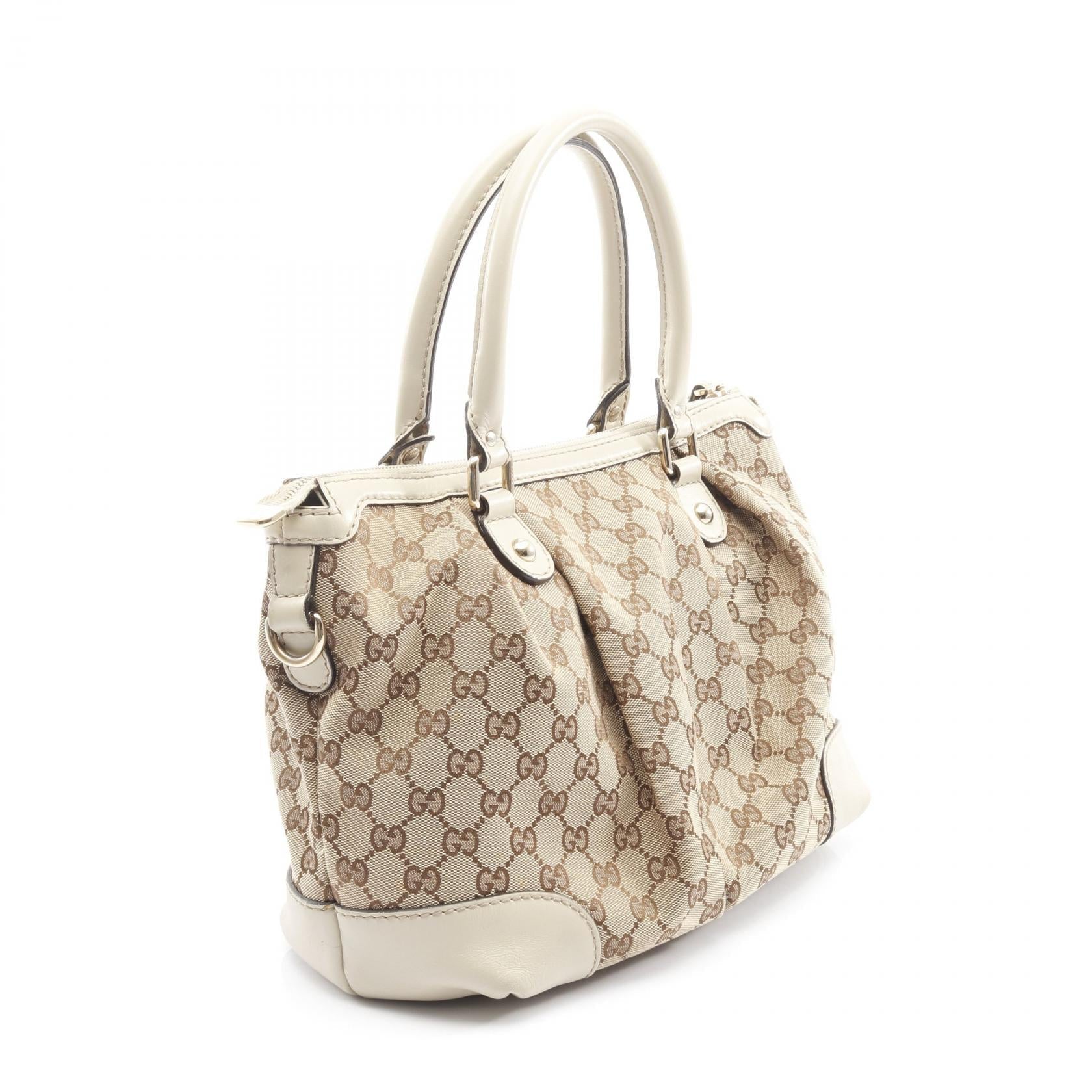 Gucci Sukey 2Way Bag Canvas Travel Bag 2Way Handbag