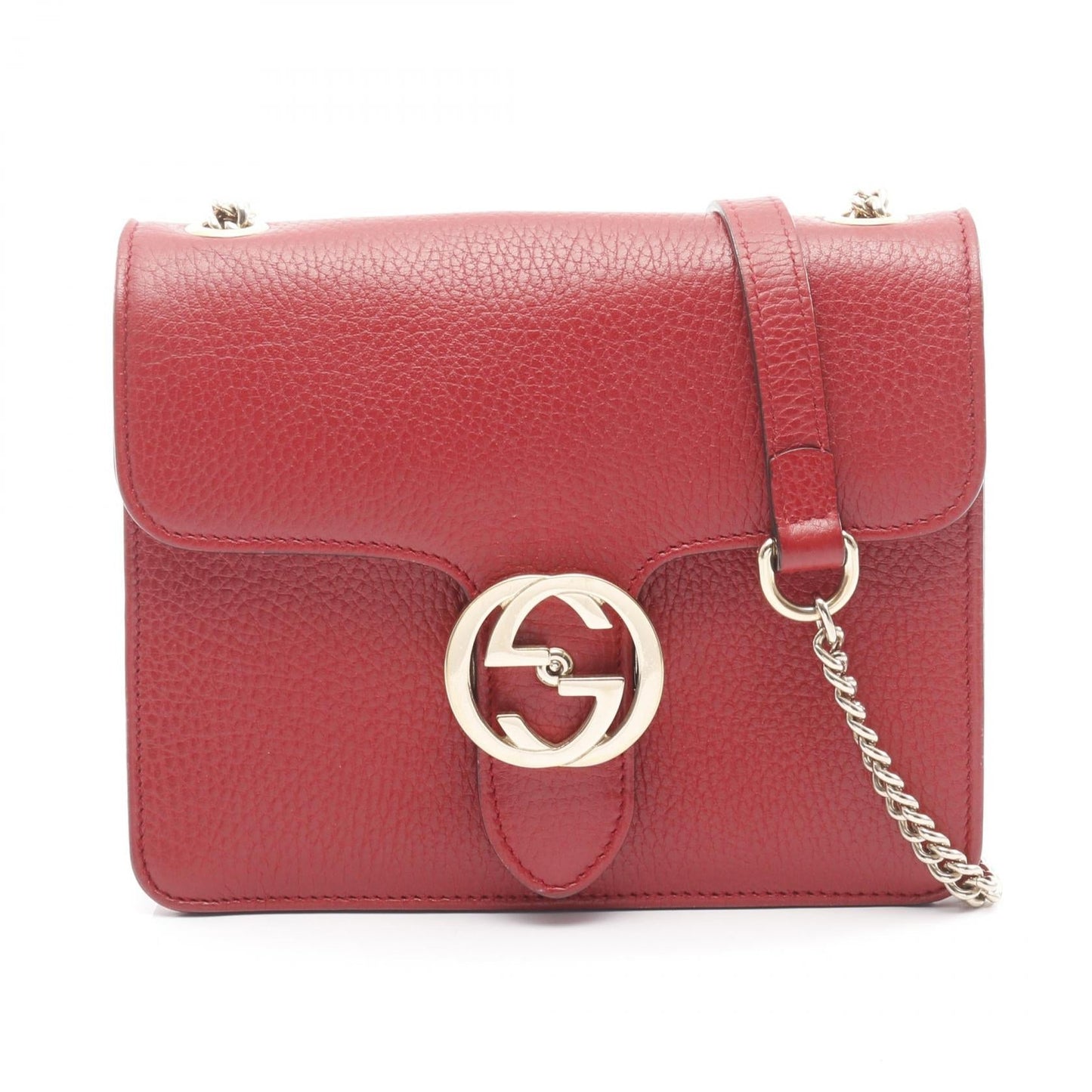 Gucci Interlocking Shoulder Bag Leather Bag 17