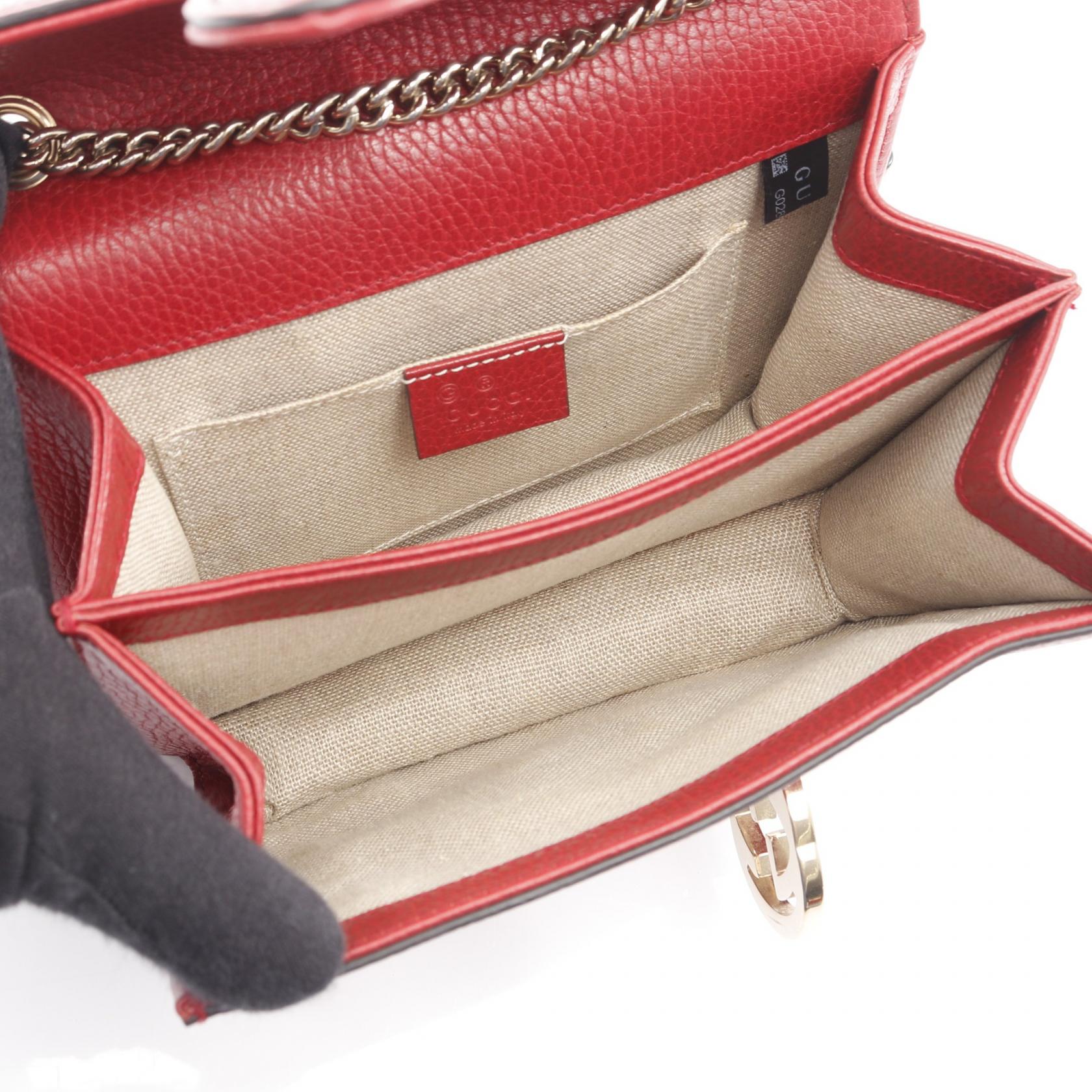 Gucci Interlocking Shoulder Bag Leather Bag 17