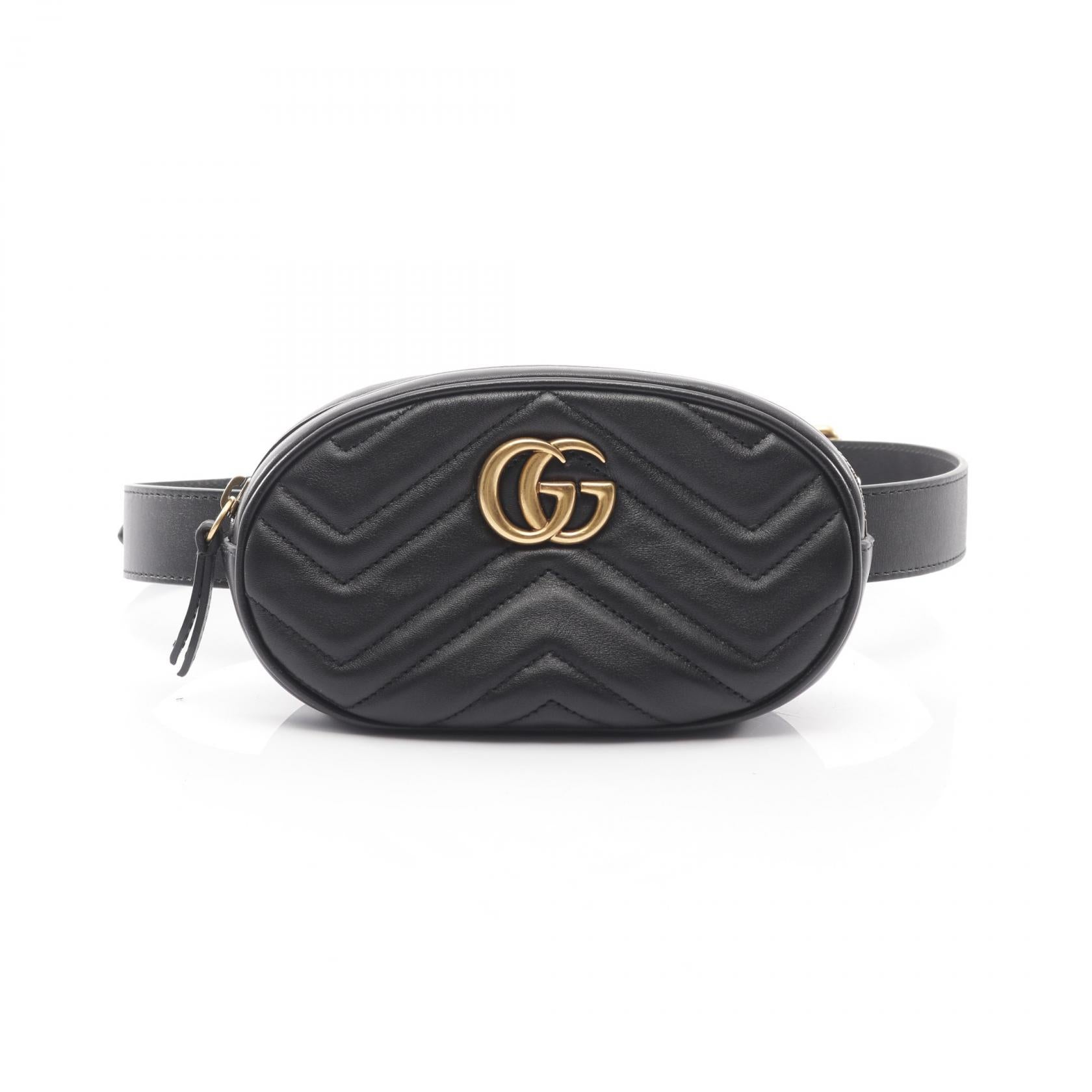 Gucci Marmont Waist Bag Leather Travel Bag Bag 1