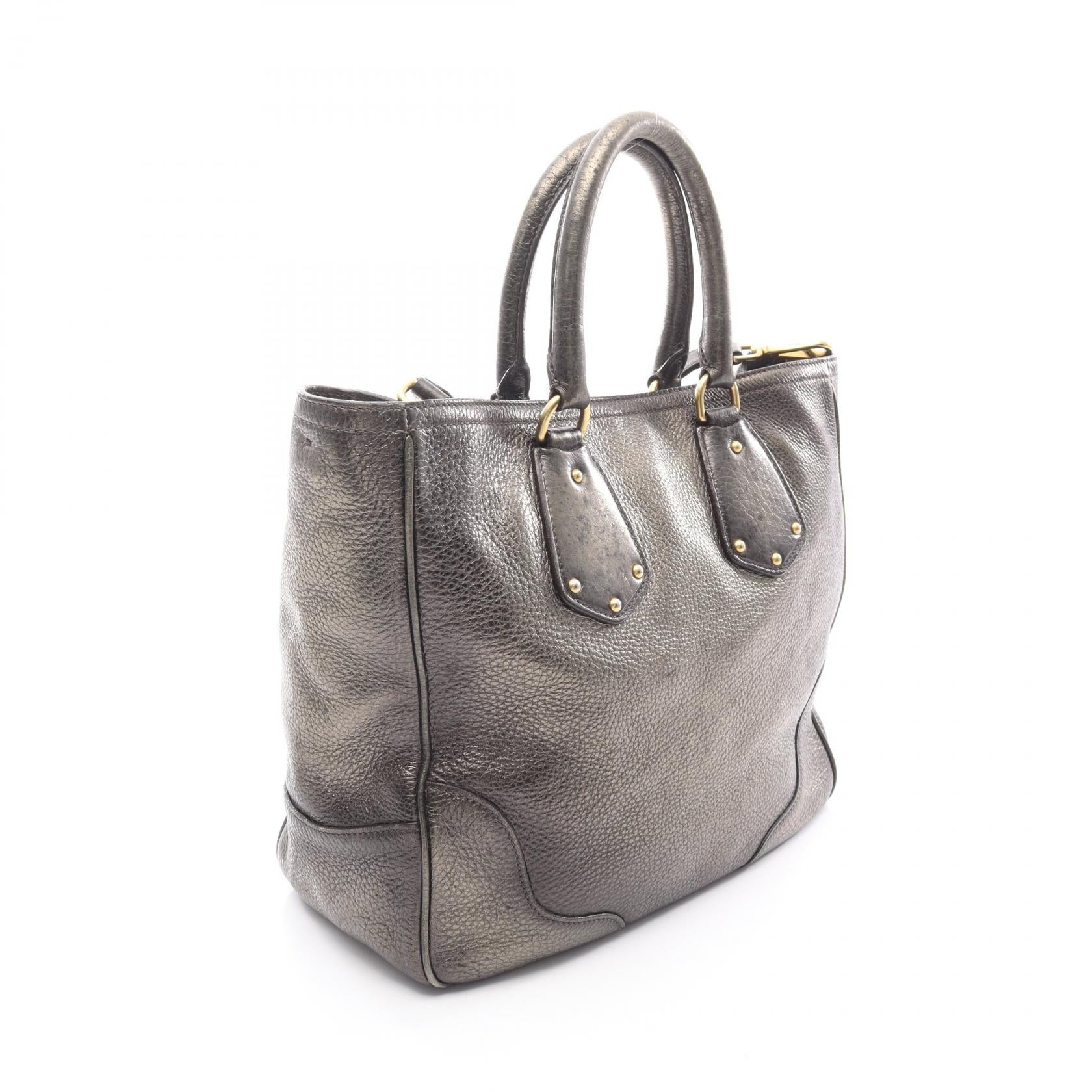 Prada Prada Bn1346 Leather Handbag Travel Bag