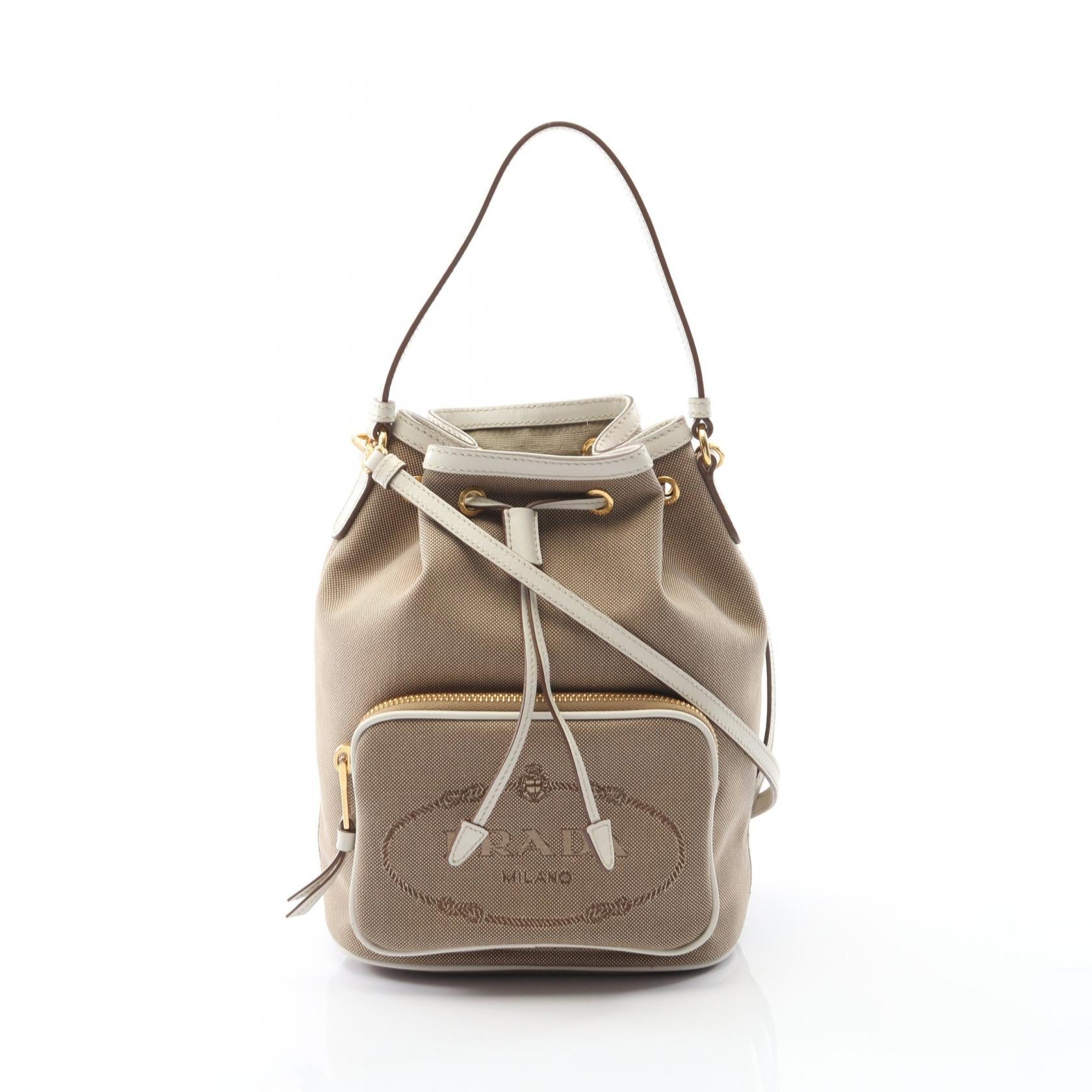 Prada Glace Calf Handbag Travel Bag