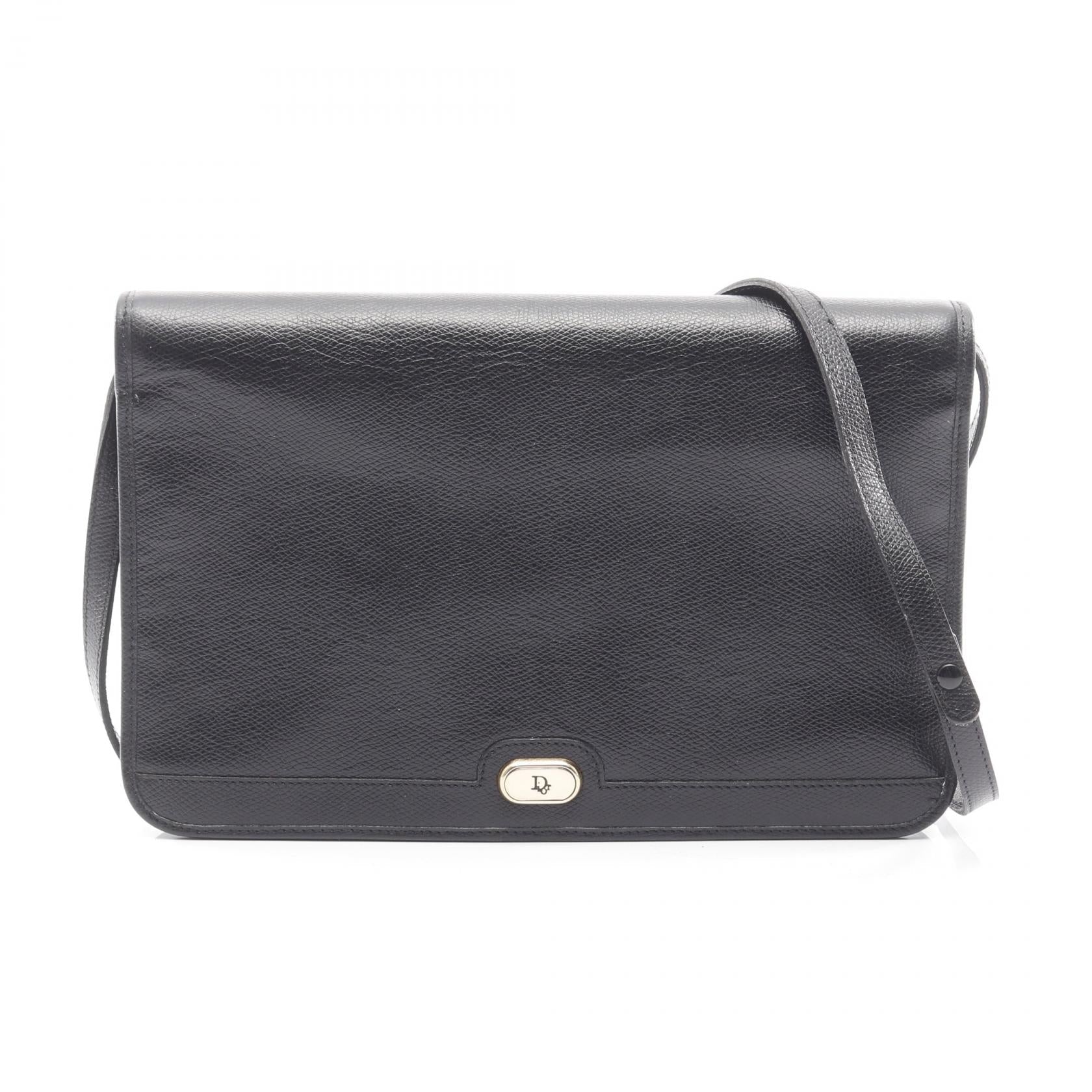 Dior Christian Honeycomb Shoulder Bag Leather