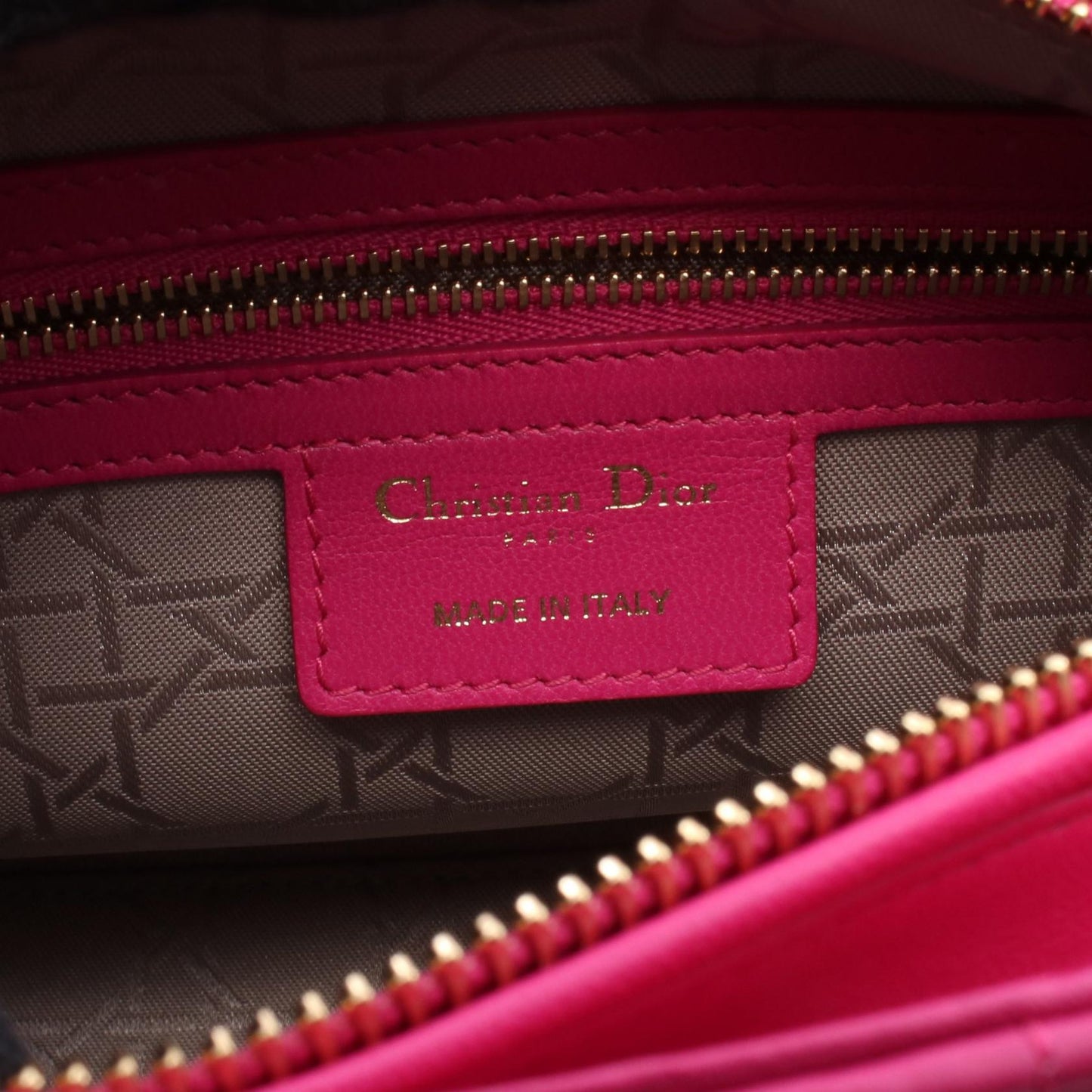 Dior Lady Cannage Handbag Lambskin Travel Bag
