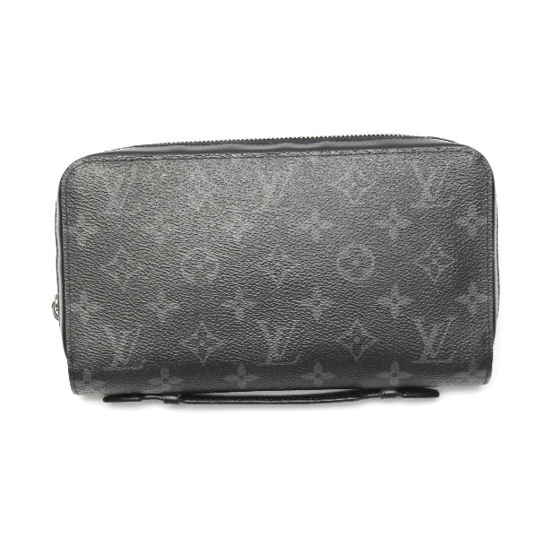 Louis Vuitton Long Purse M61698 Eclipse Zippy Monogram Canvas Wallet Case