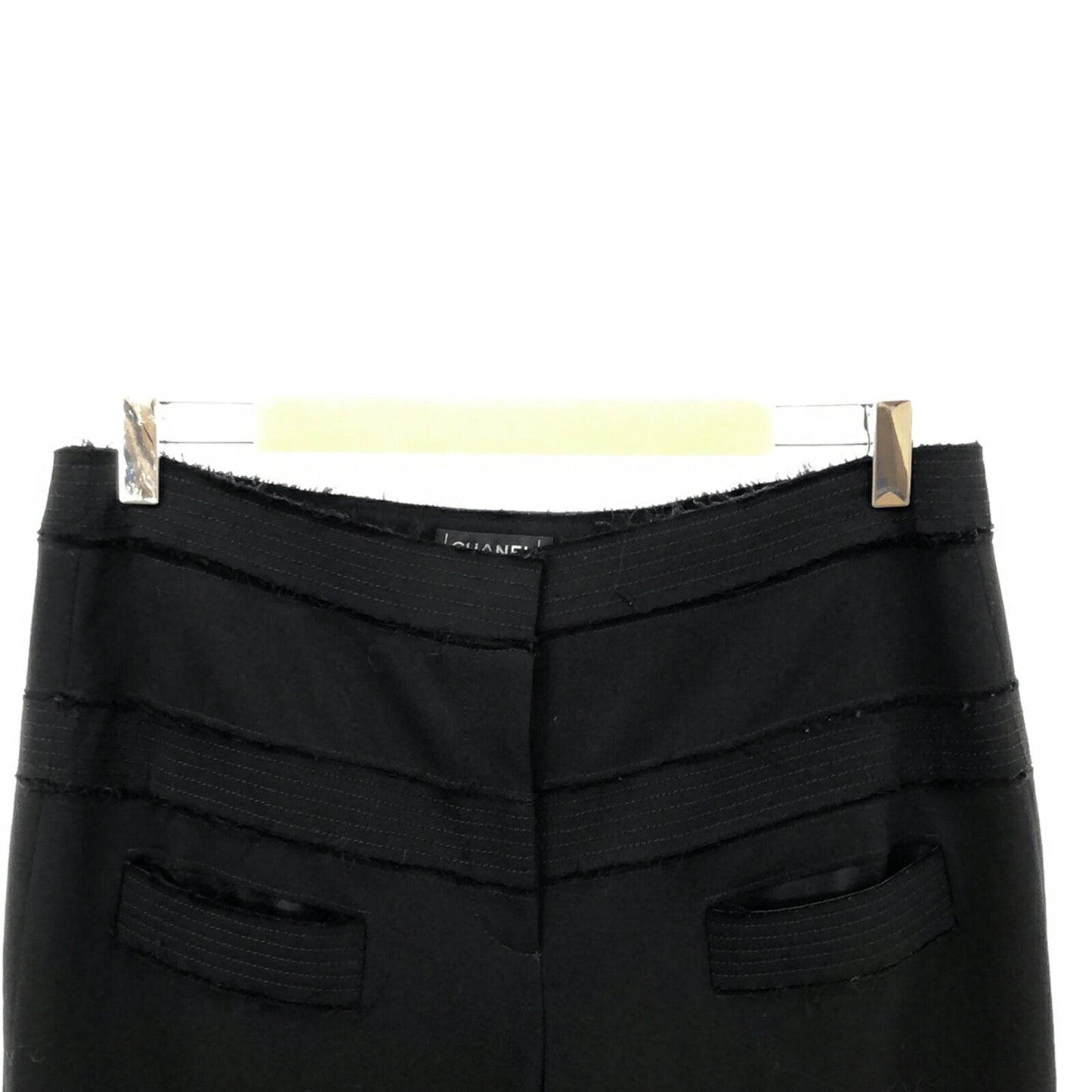 Chanel Wool Pants Black P31990V21811