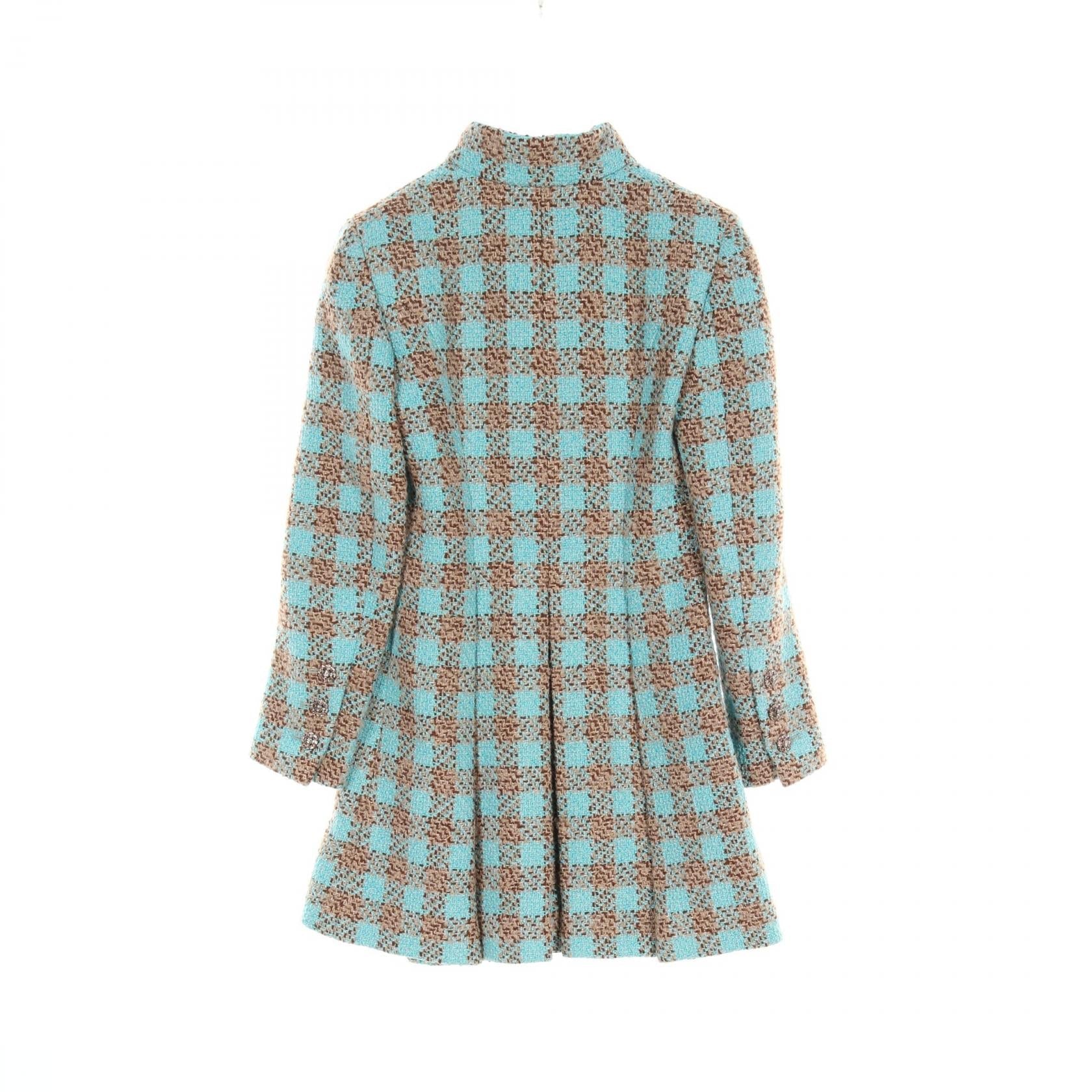 Chanel Coco Mark Bijou Button Wool Outerwear Bag