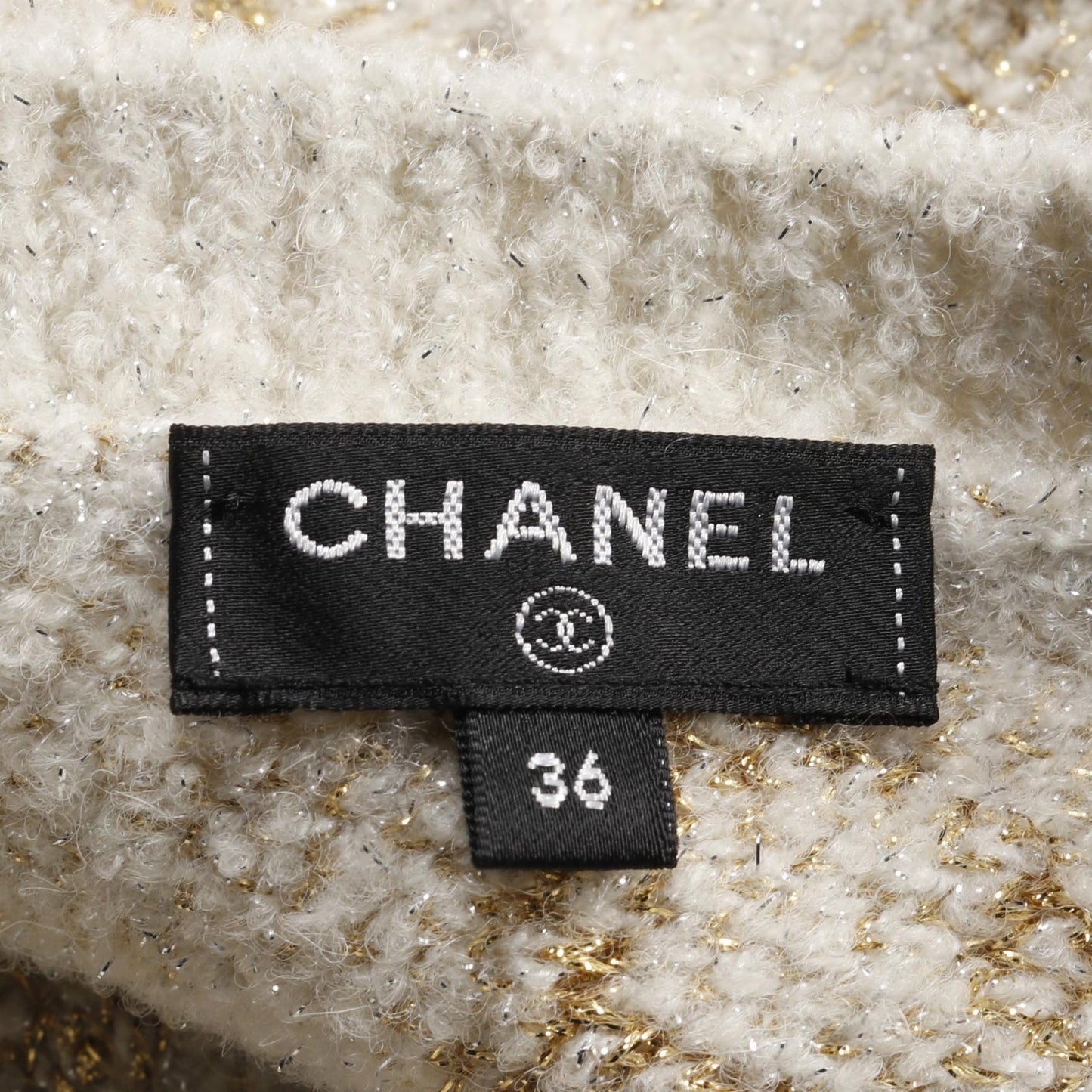 Chanel Clover Wool Nylon Alpaca Knitwear Bag