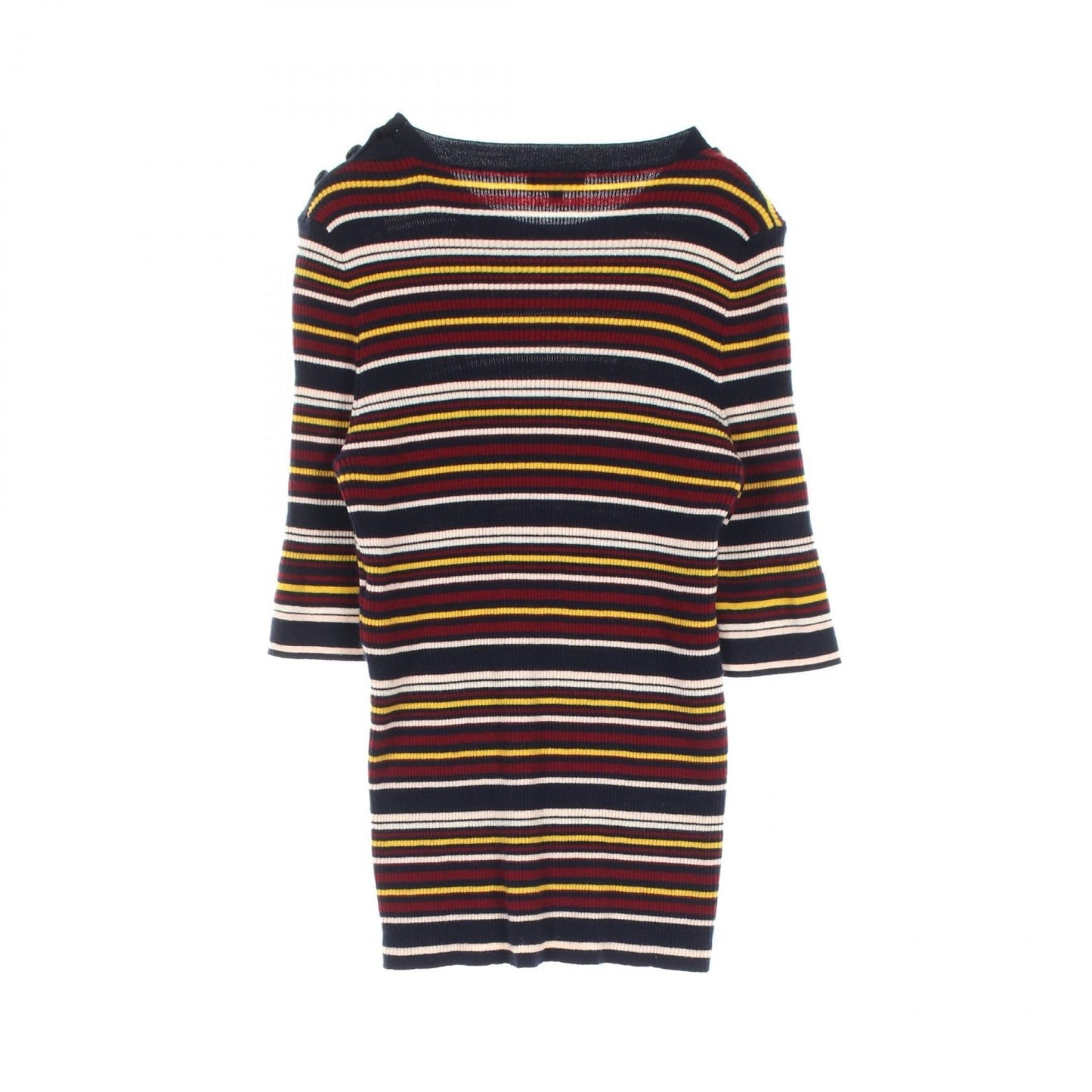 Chanel Coco Mark Button Cashmere Silk Knitwear
