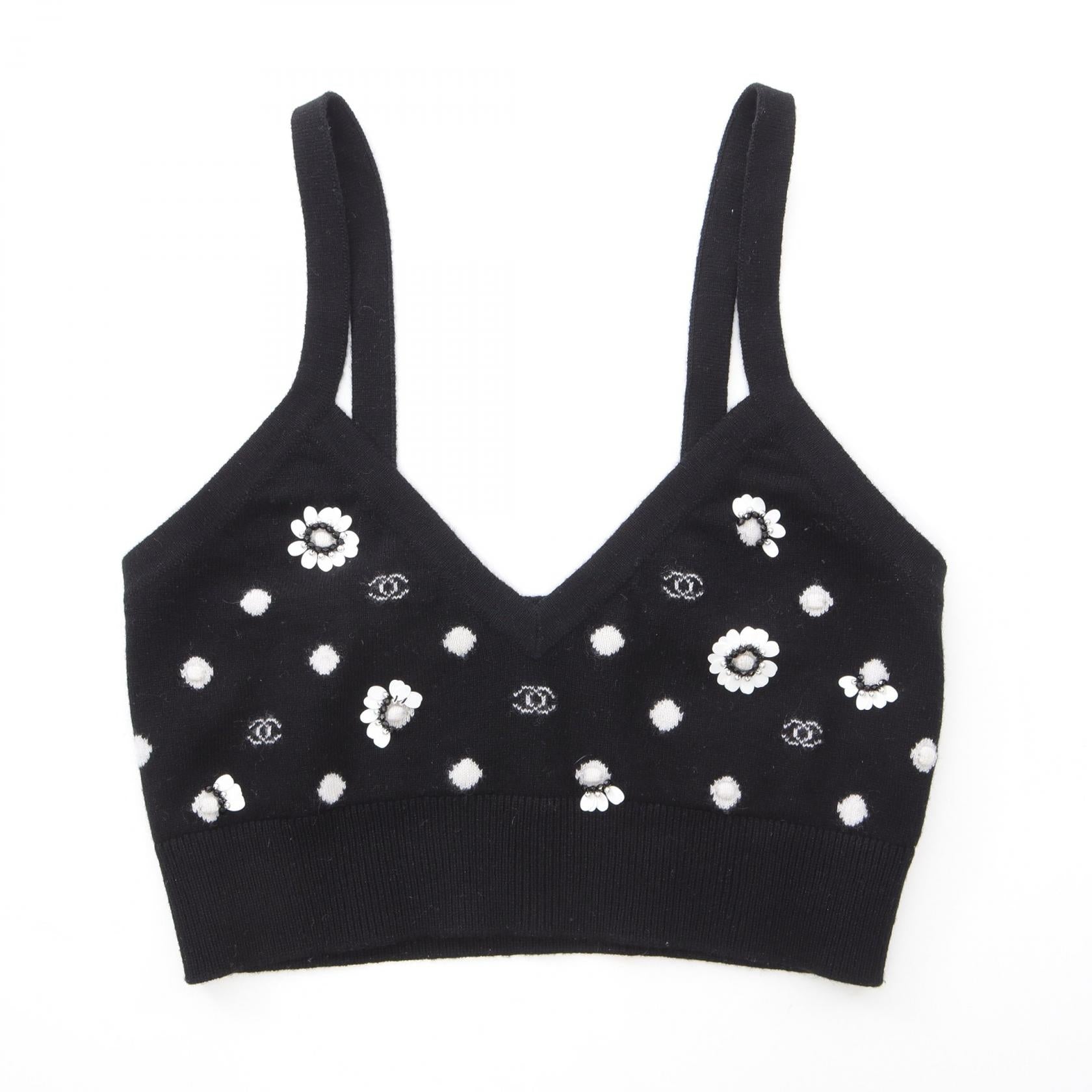 Chanel P75022K10748 Cashmere Bustier Top Bag