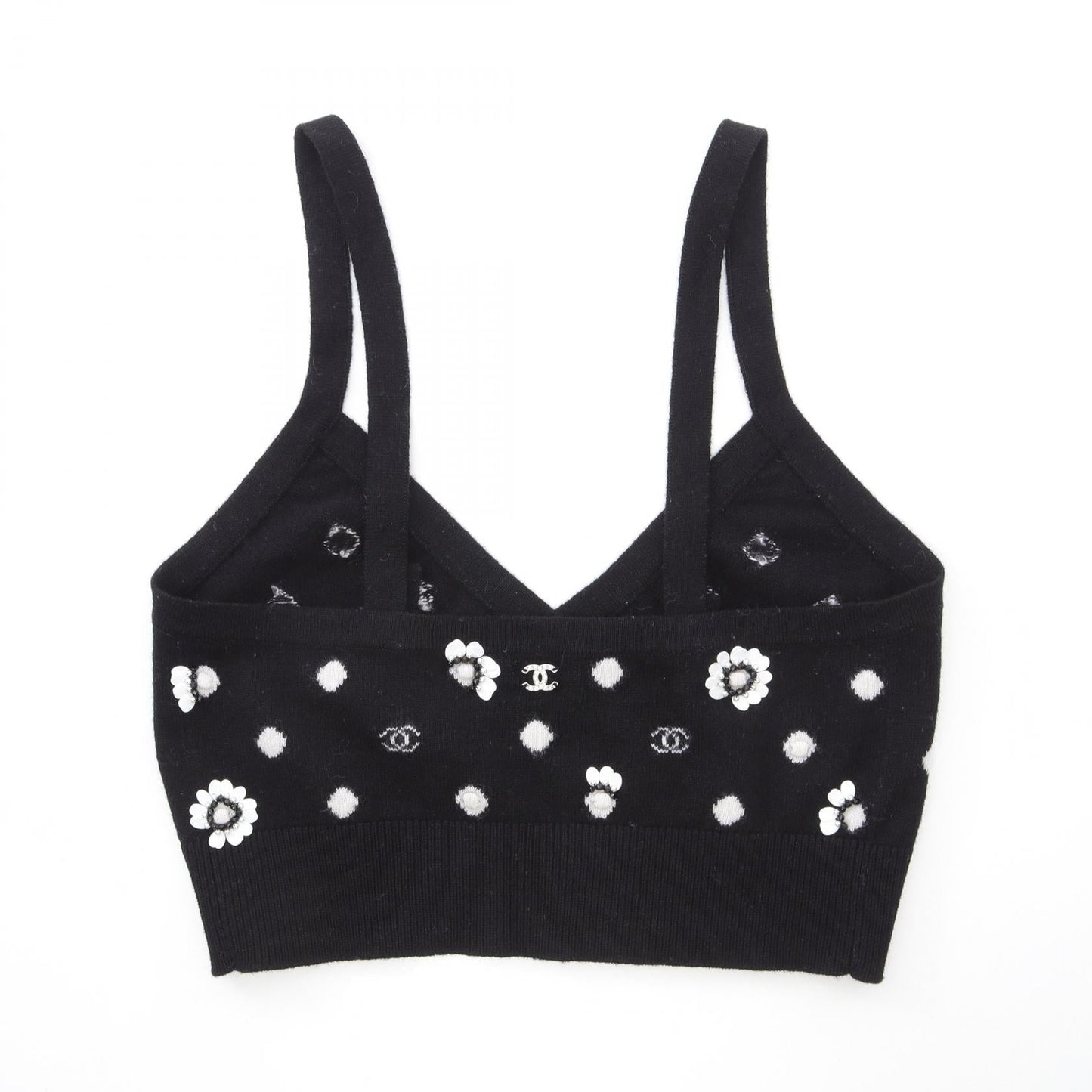 Chanel P75022K10748 Cashmere Bustier Top