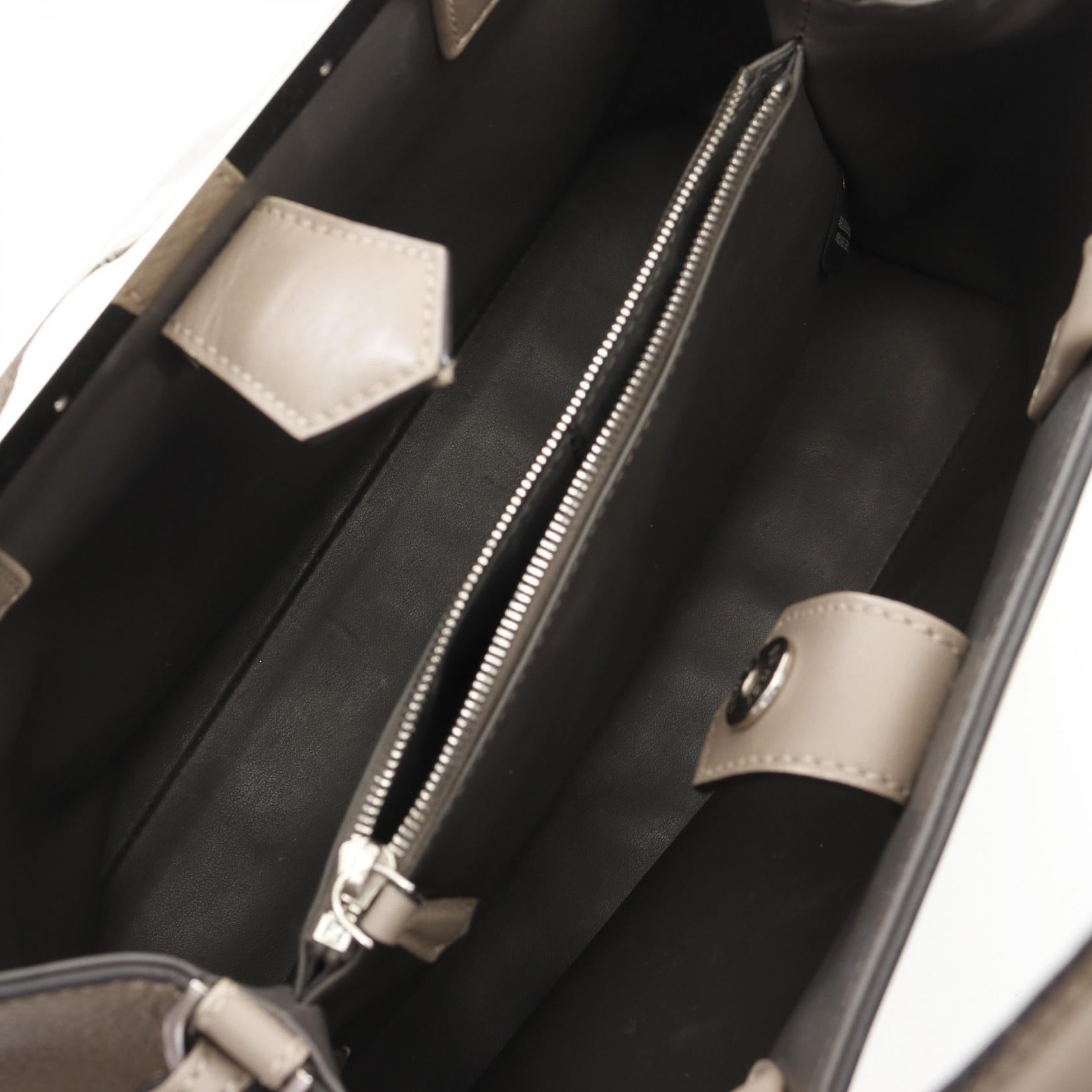 Fendi Petite 2Jours Handbag Leather Travel Bag