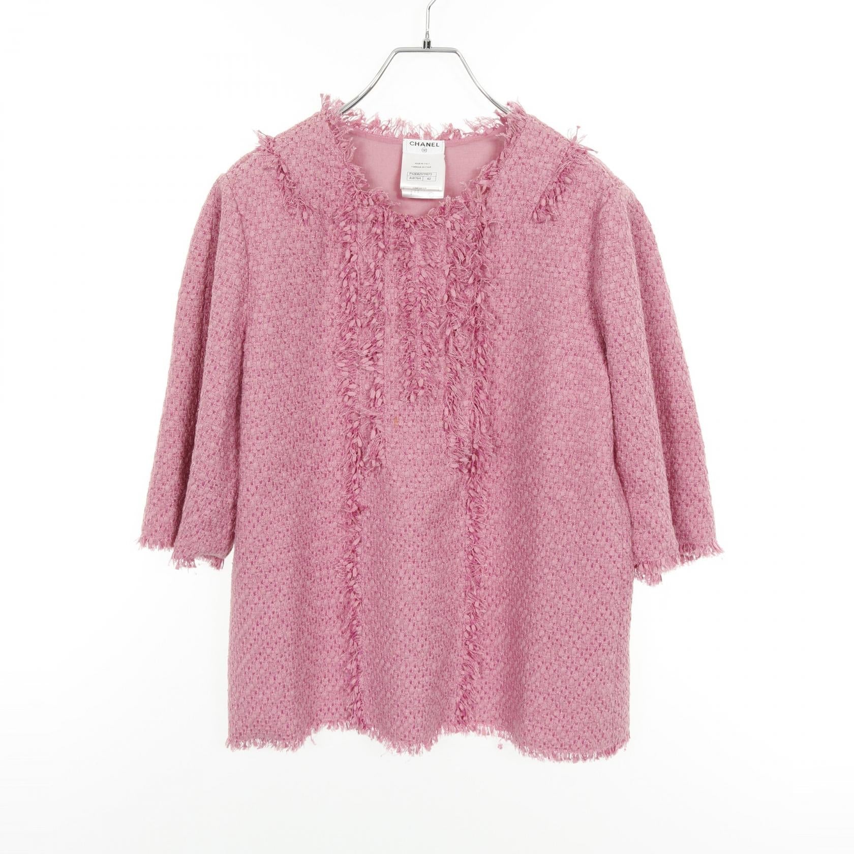 Chanel Tweed Cotton Nylon Blo 
