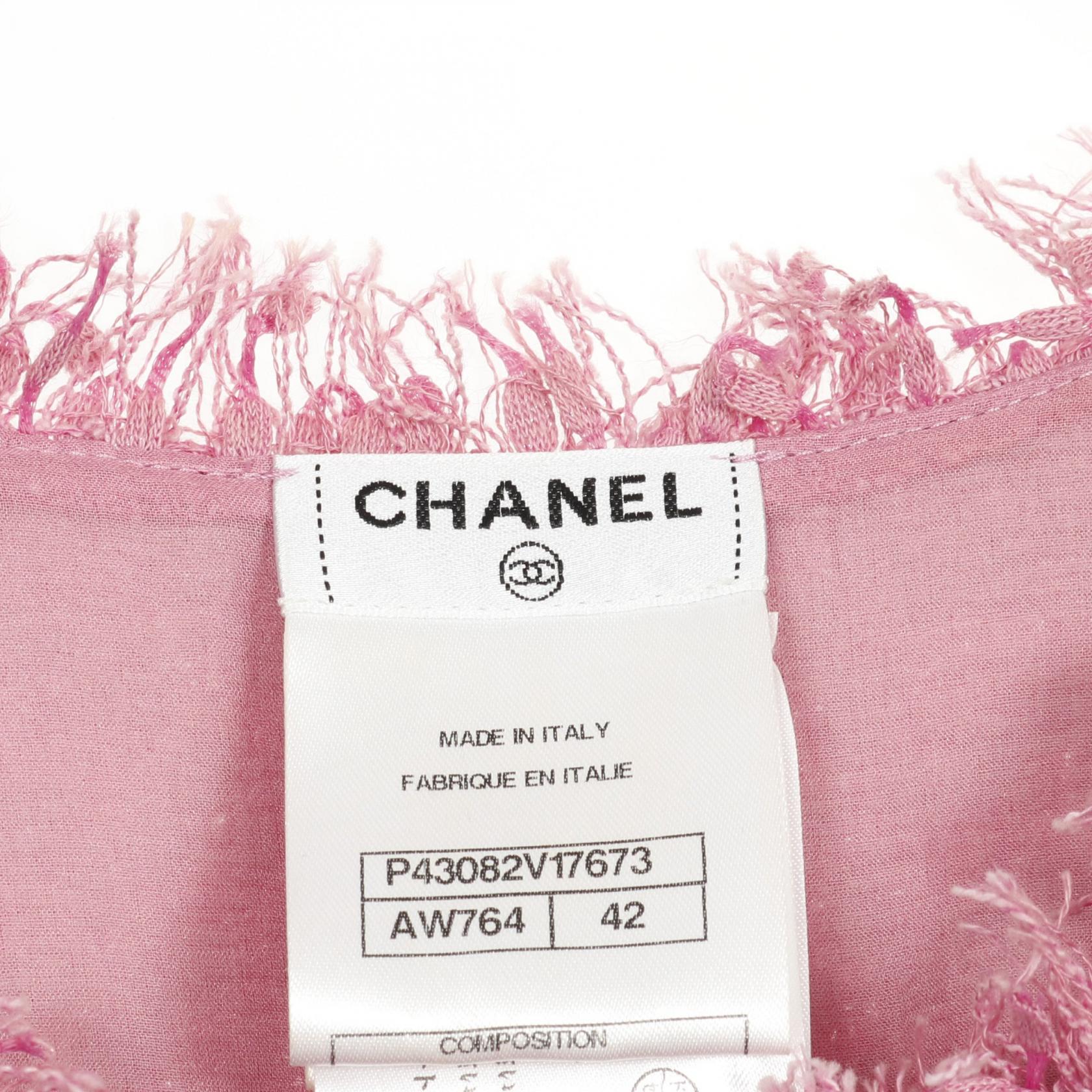 Chanel Tweed Cotton Nylon Blo 