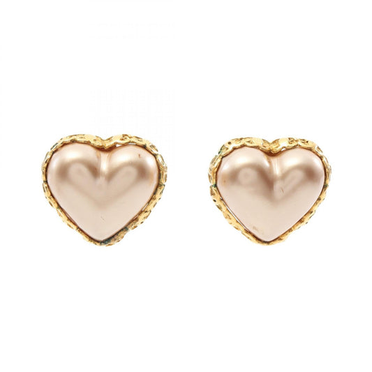 Chanel Heart Coco Mark Earrings