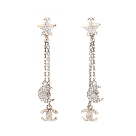 Chanel Coco Mark Star Moon Earrings