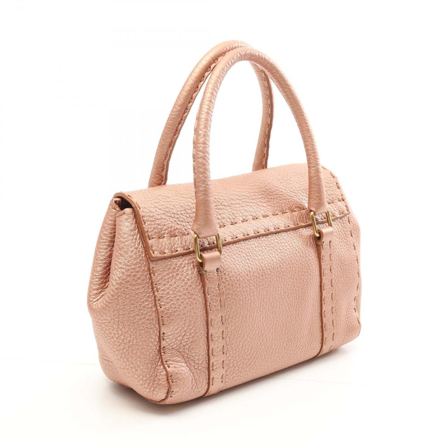 Fendi Selleria Linda Handbag Leather Mini Travel Bag