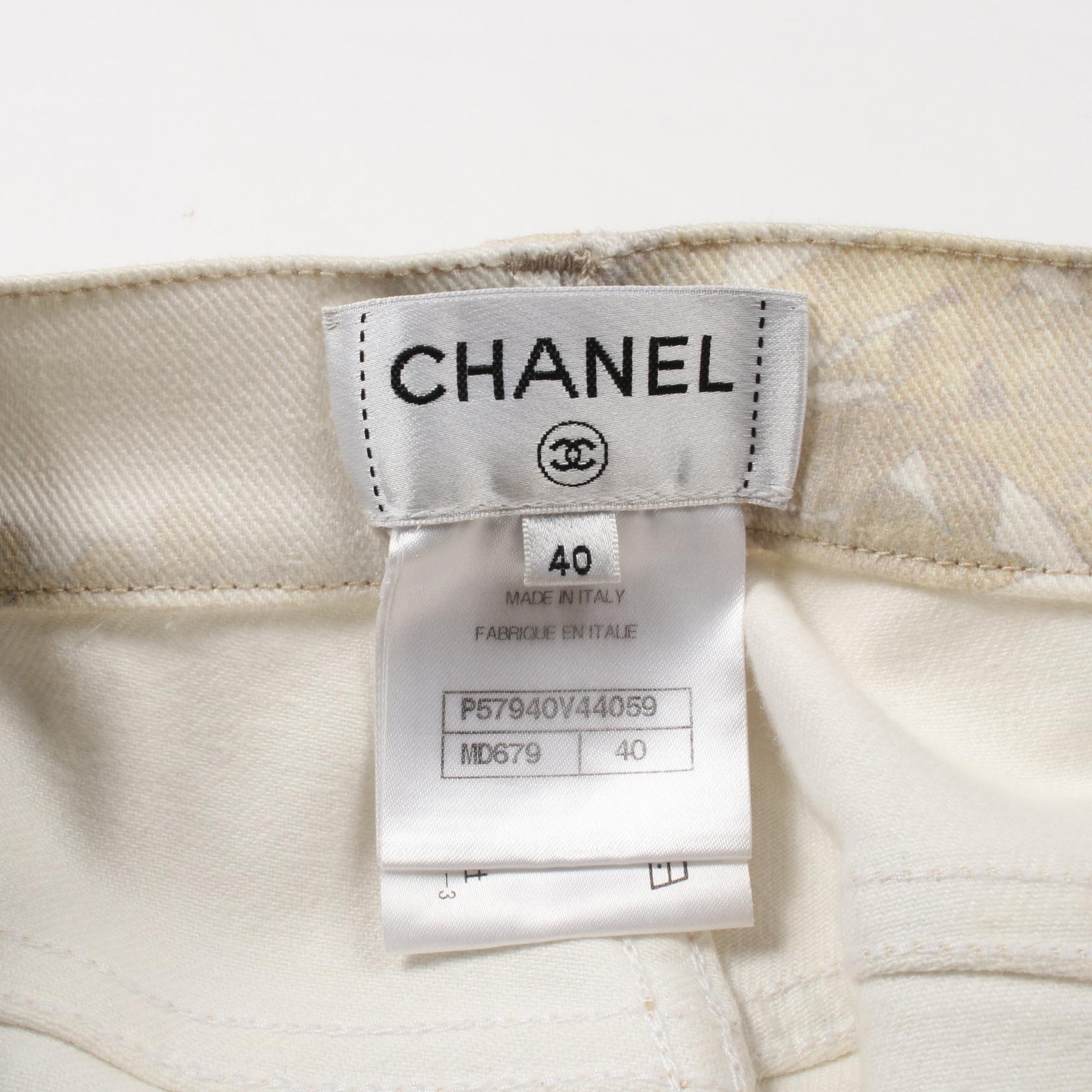 Chanel Denim Cotton Pants
