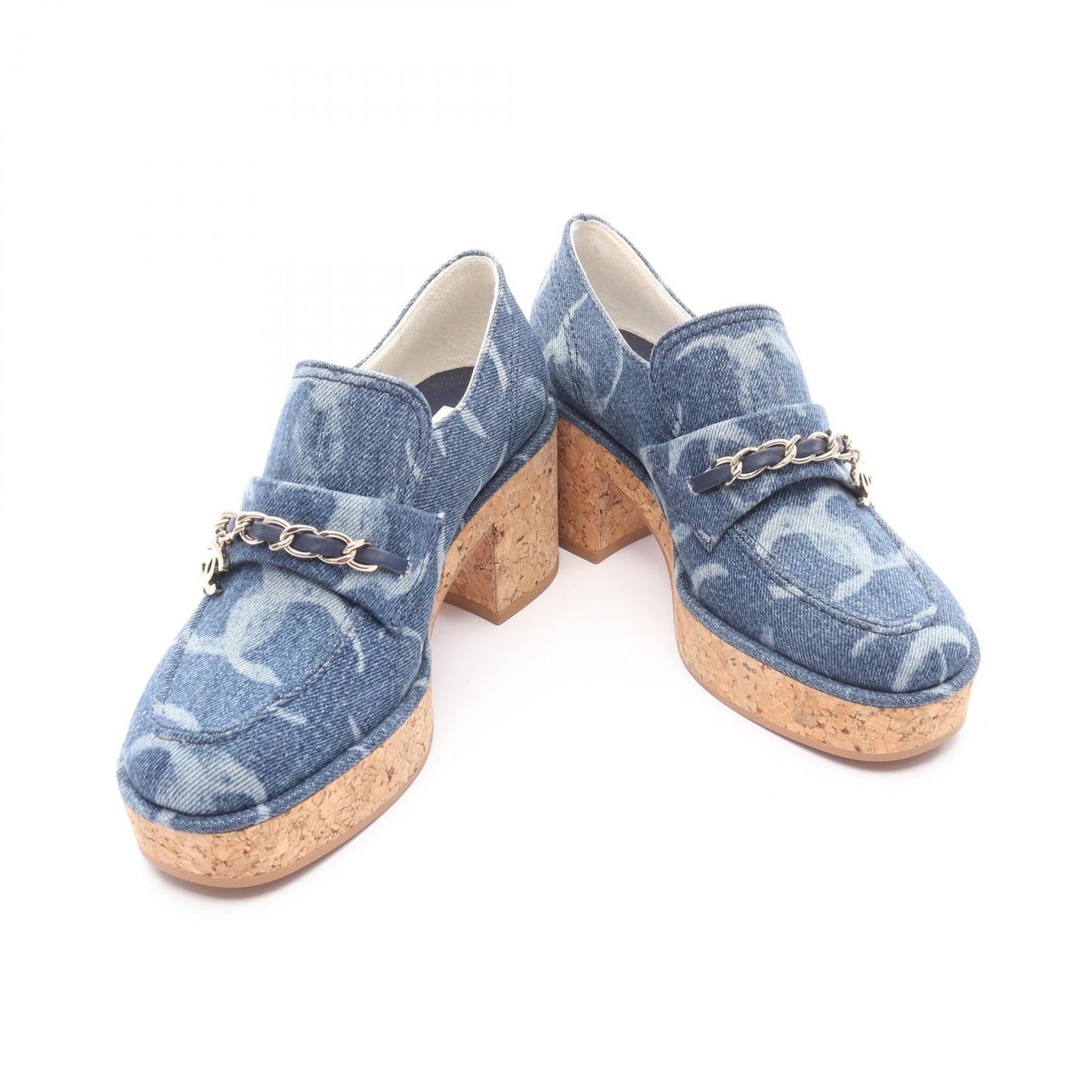 Chanel Coco Mark Denim Loafer