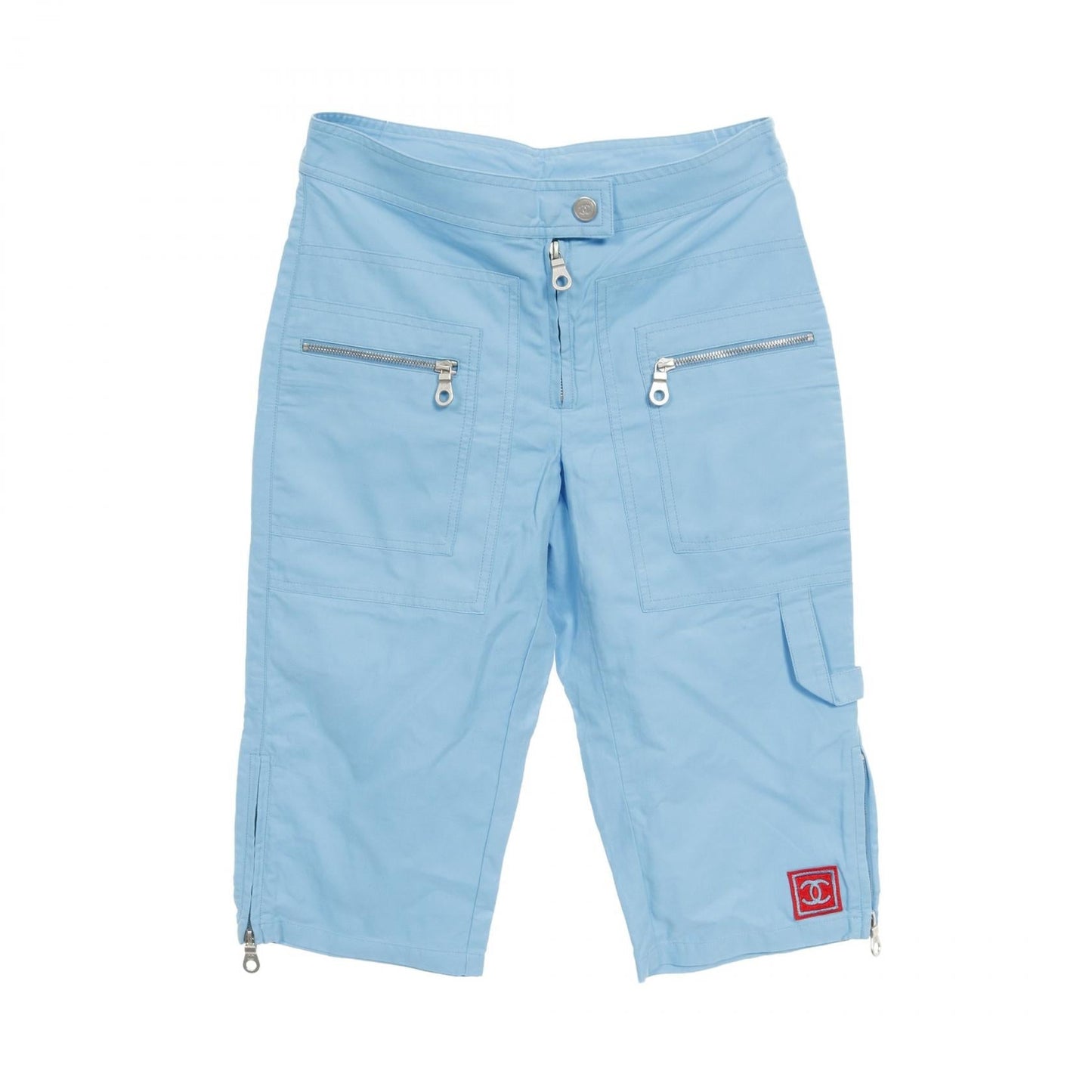 Chanel Sports Line Coco Mark Cotton Nylon Pants