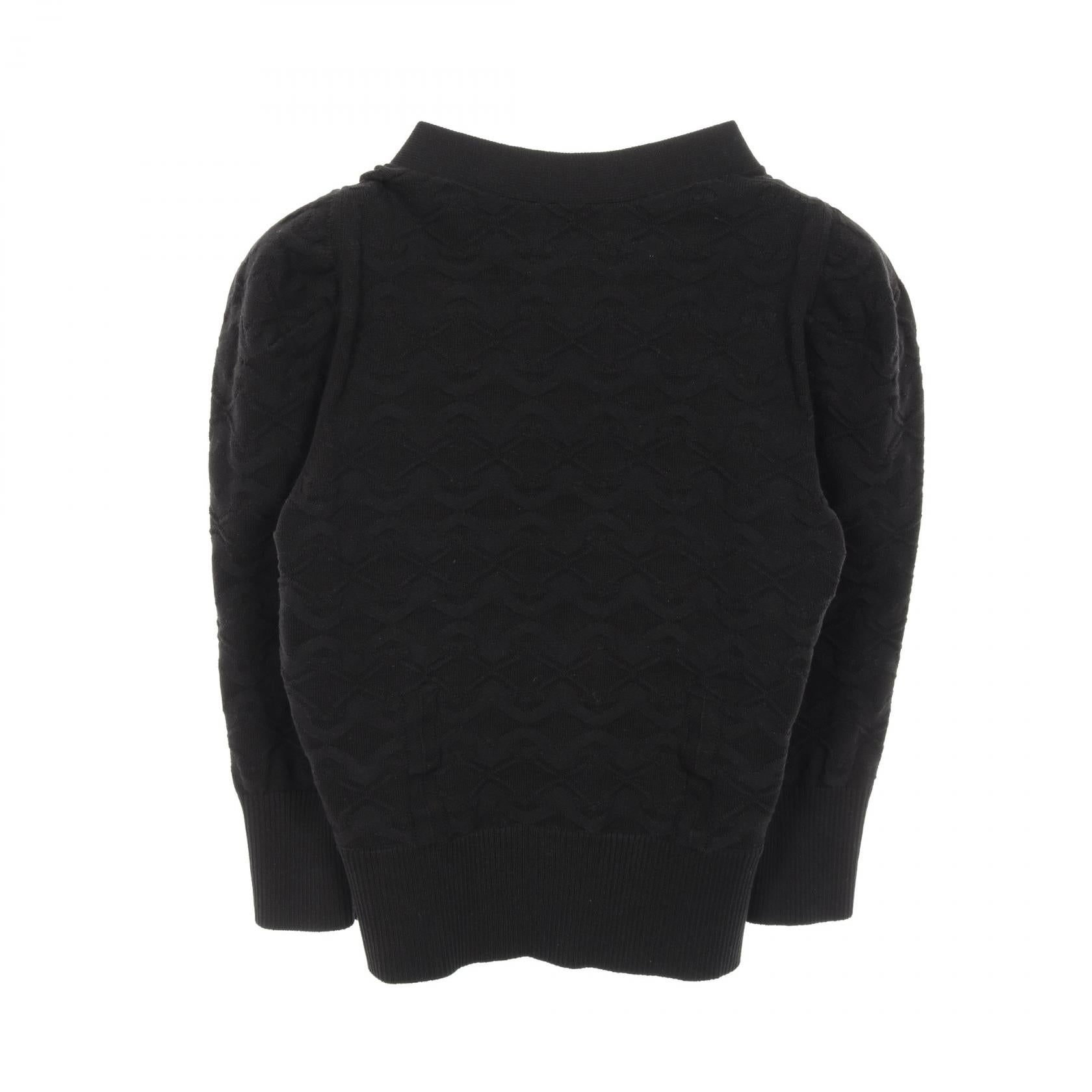Chanel Coco Mark Button Cotton Cardigan Bag