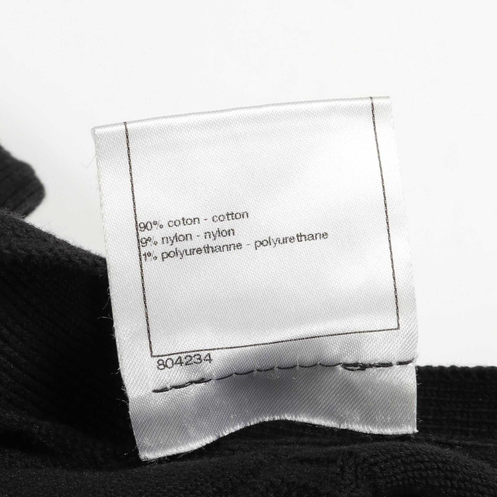 Chanel Coco Mark Button Cotton Cardigan
