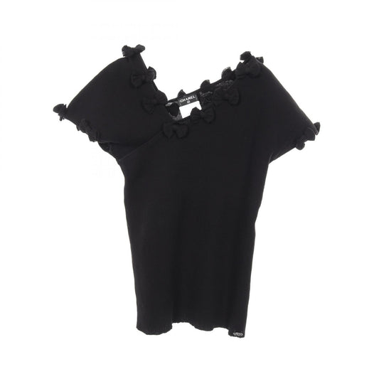 Chanel Ribbon Motif Cotton Rayon Top Bag
