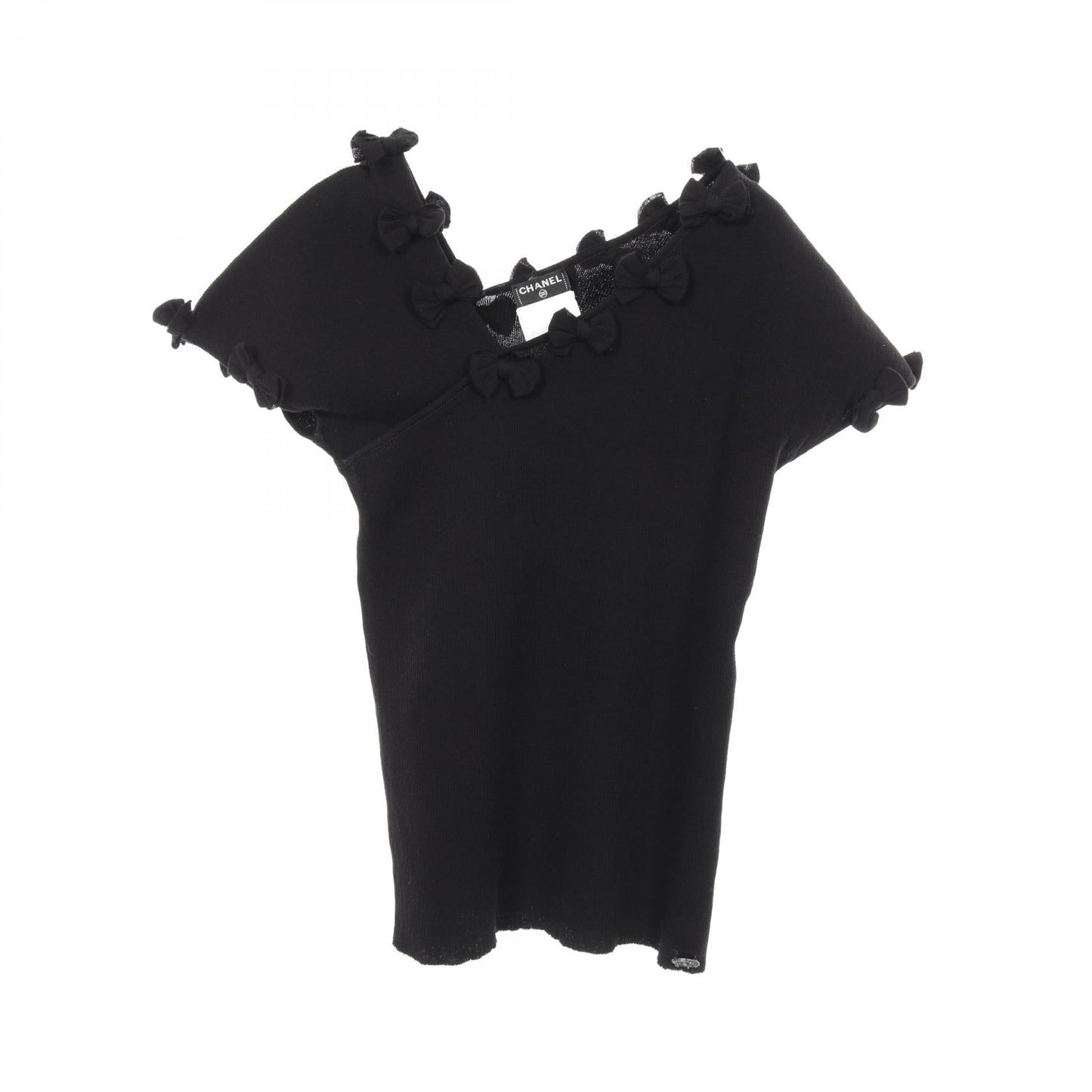 Chanel Ribbon Motif Cotton Rayon Top