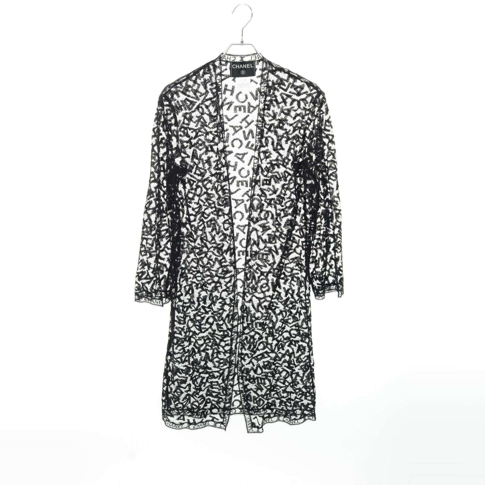 Chanel Coco Mark Cotton Cardigan Top Bag