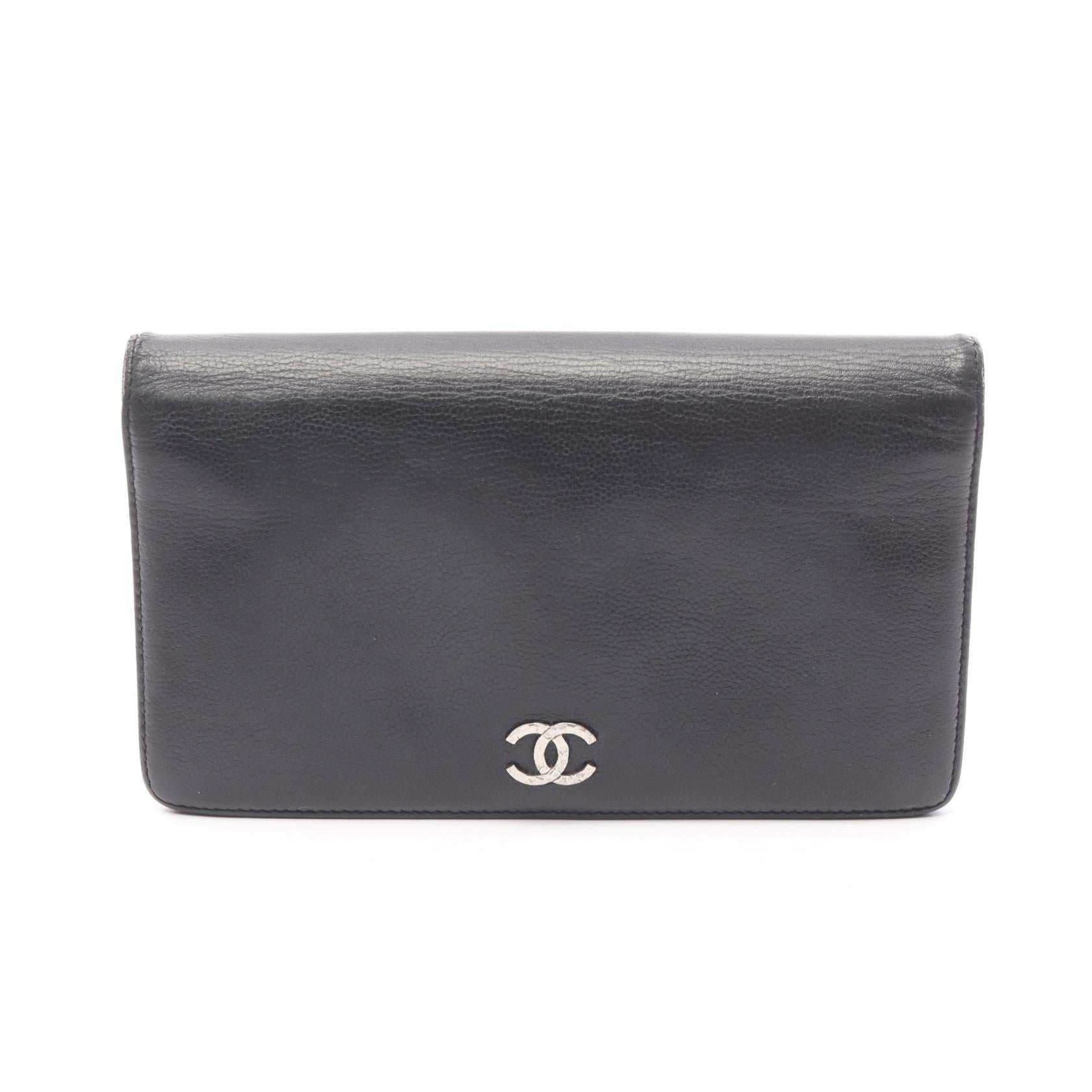 Chanel Coco Mark Long Calfskin Wallet