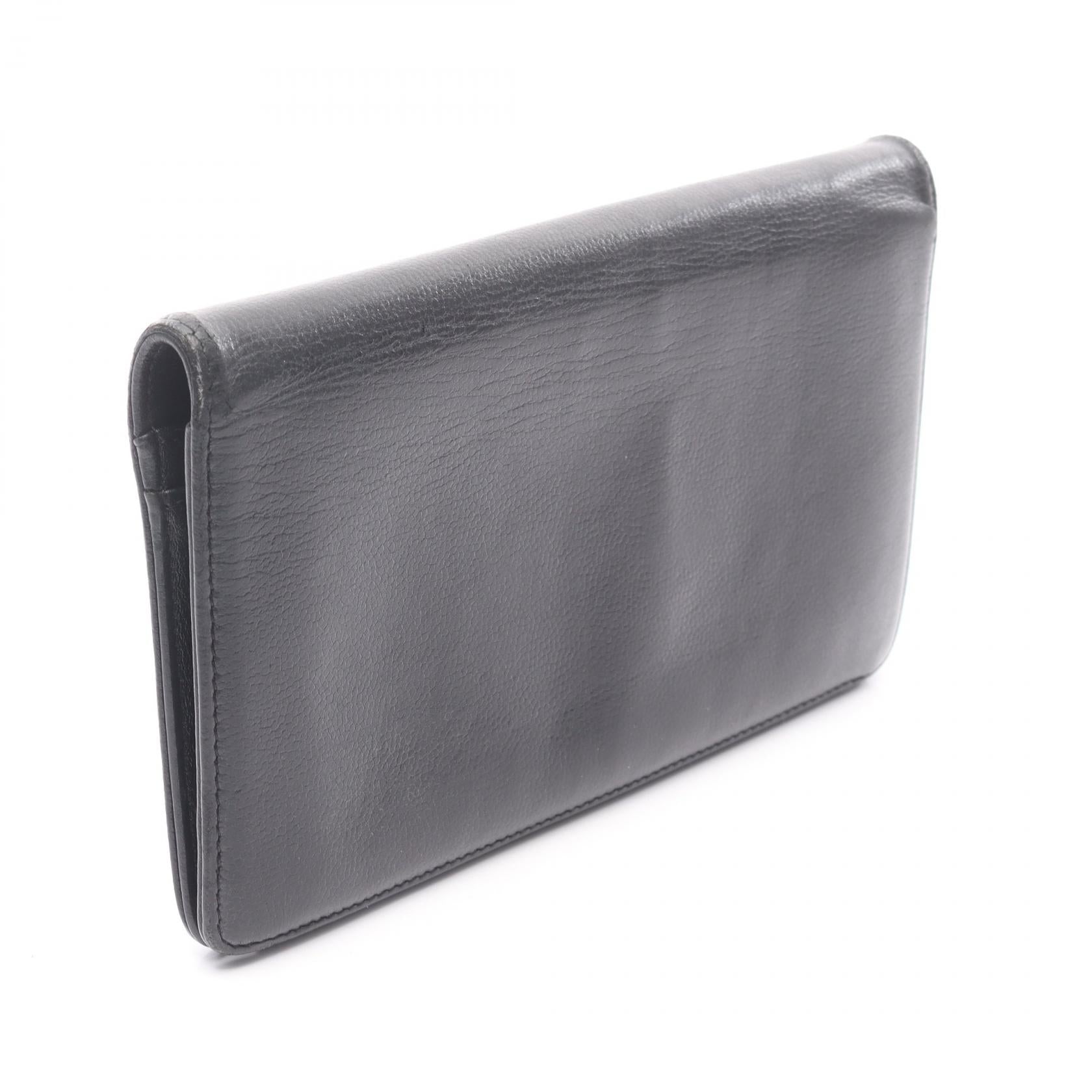 Chanel Coco Mark Long Calfskin Wallet