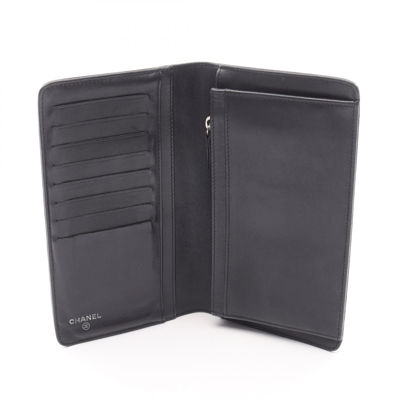 Chanel Coco Mark Long Calfskin Wallet