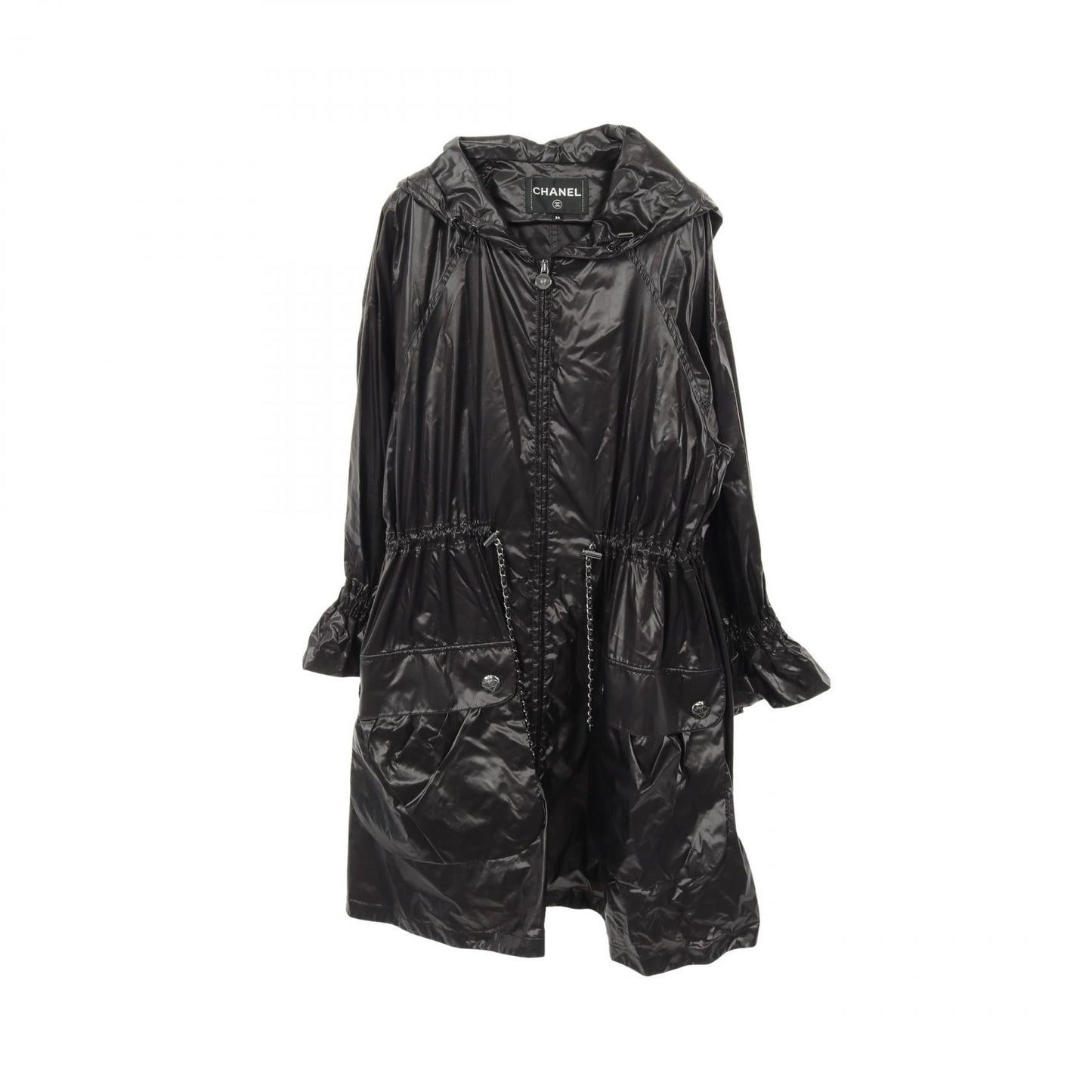 Chanel Coco Mark Button Nylon Outerwear Bag