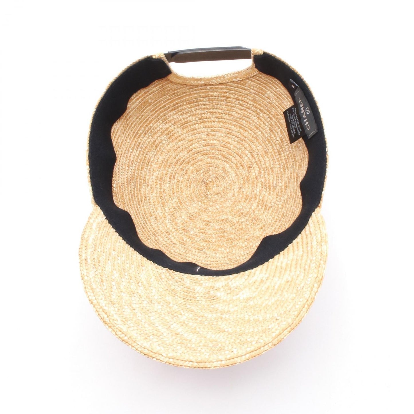 Chanel Coco Mark Straw Cap