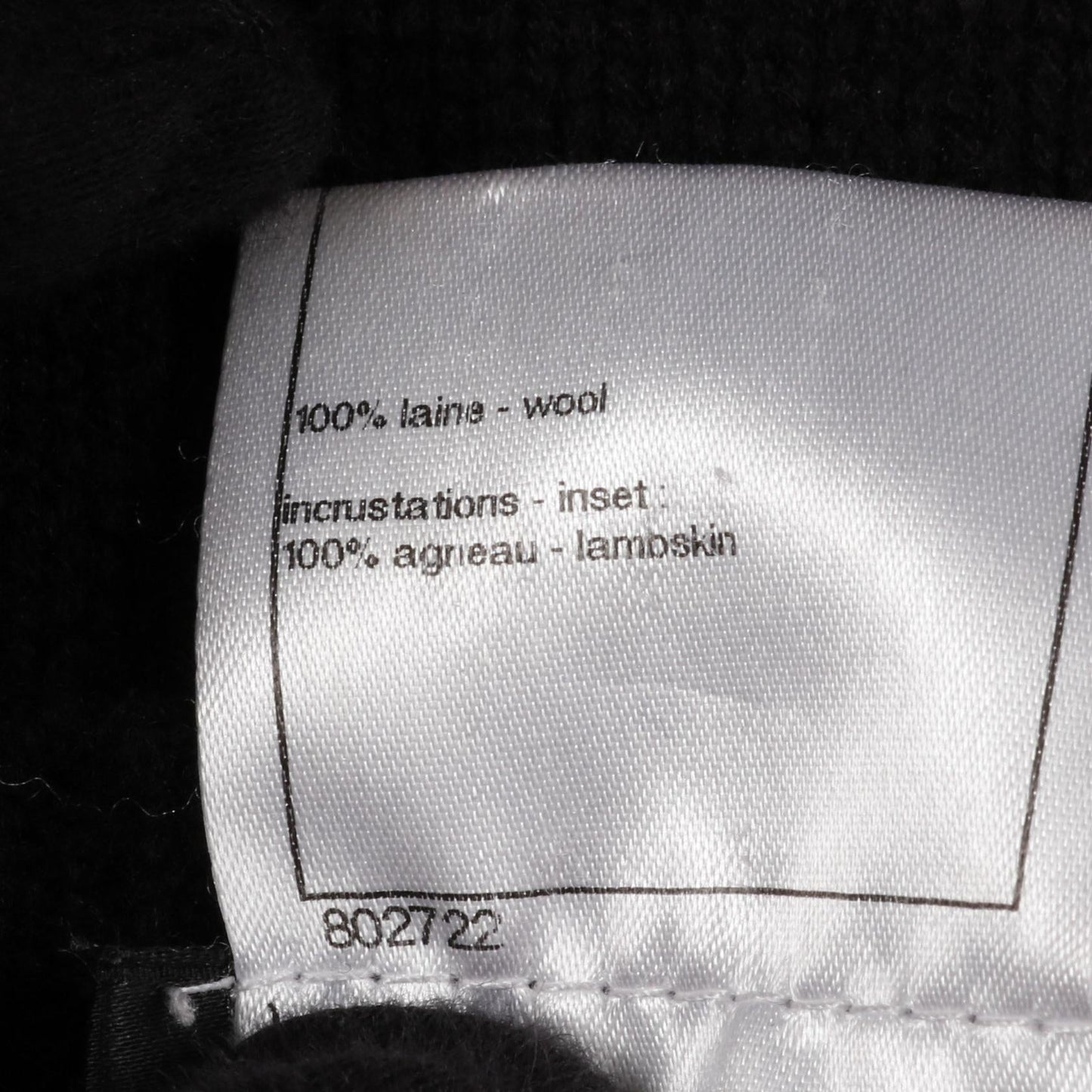 Chanel Coco Mark Wool Lambskin Outerwear