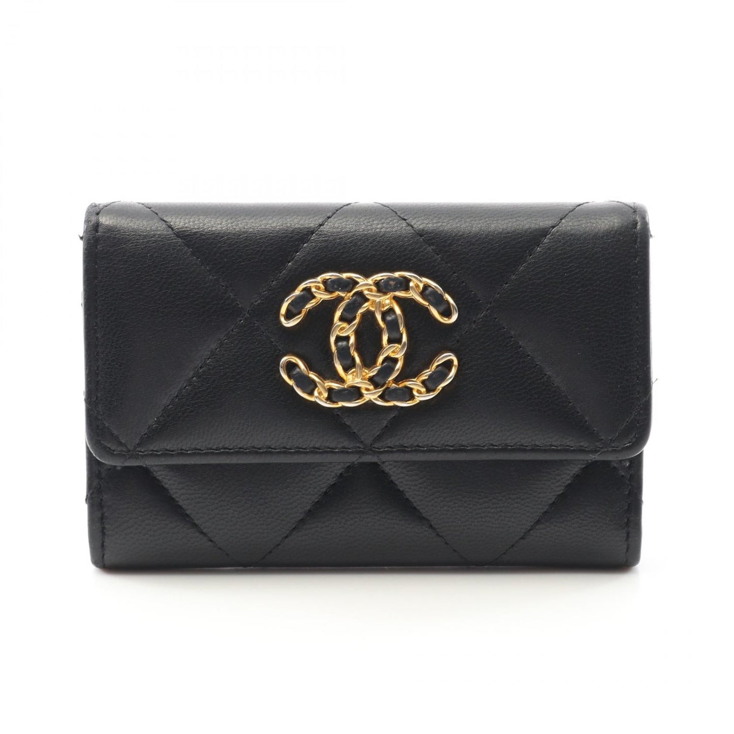 Chanel CHANEL 19 Lambskin Card Case