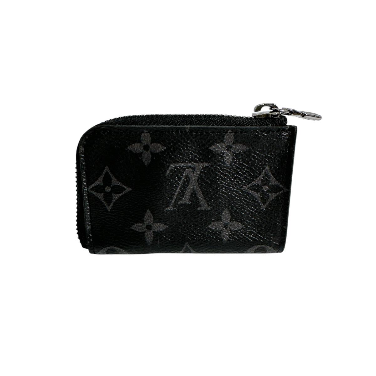 Louis Vuitton Key holder M63536 Portonet Monogram Canvas Black Key Chain