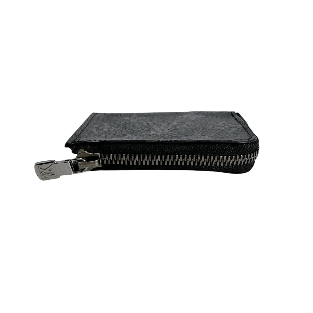 Louis Vuitton Key holder M63536 Portonet Monogram Canvas Black Key Chain