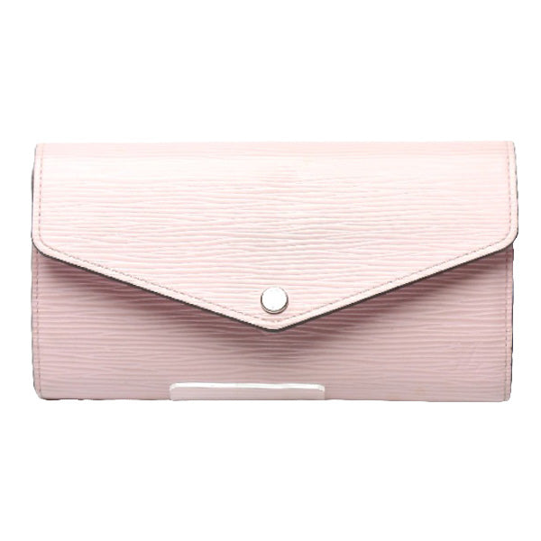 Louis Vuitton Long Purse M61216 Epi Rose Leather Wallet Case