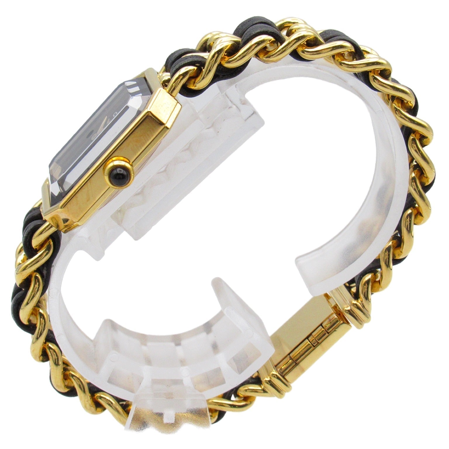 Chanel Premiere LÈççÈáë/ÁöÆÈù©ÊâãÈå?Áü?Ëã±Ê©üËäØÈªëËâ?#16.5cm