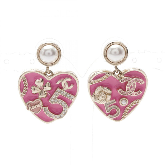 Chanel Coco Mark No.5 Clover Earrings Jewelry