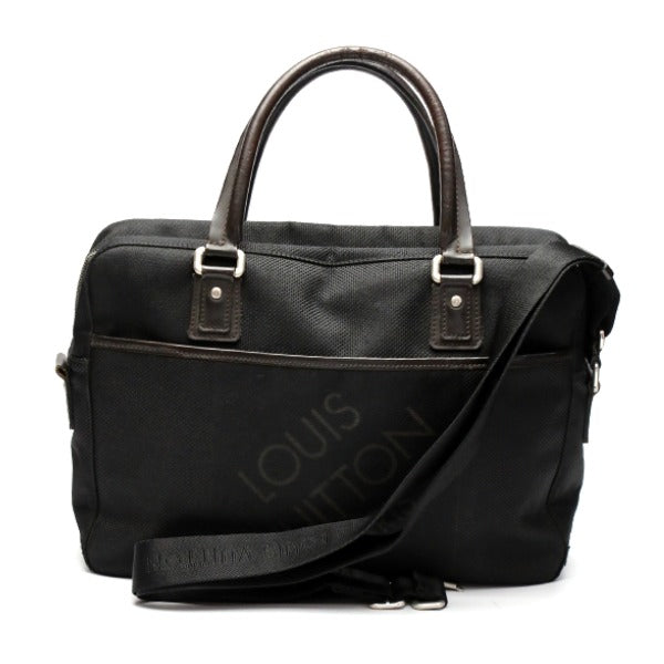 Louis Vuitton Business M93082 Damier Noir Business Canvas Black Handbag