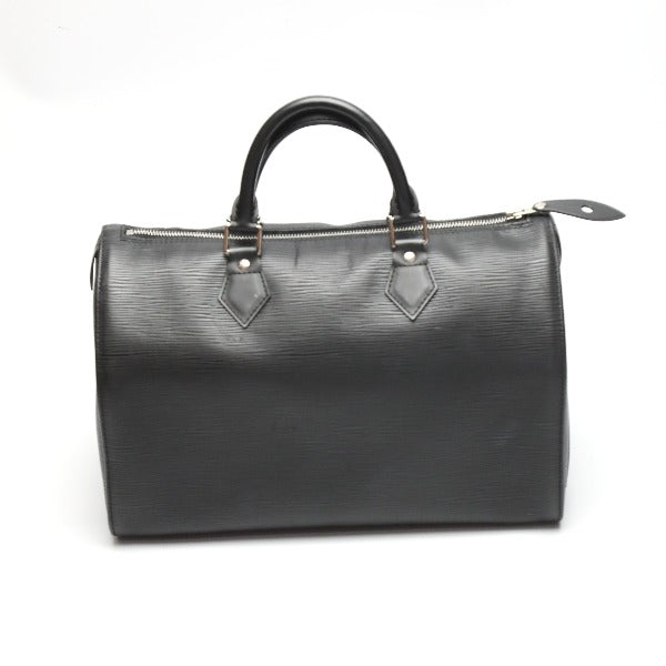Louis Vuitton M59022 Epi Boston Epi Speedy Leather Black Mini Bag