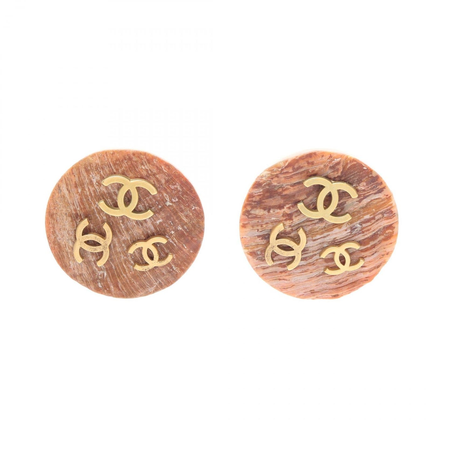 Chanel Triple Coco Mark Earrings