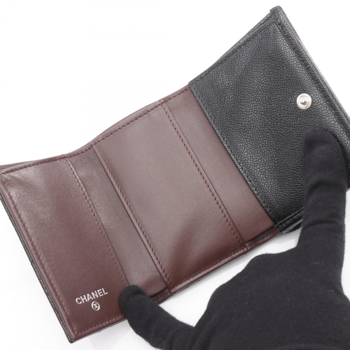 Chanel Classic Small Flap Wallet Caviar Wallet